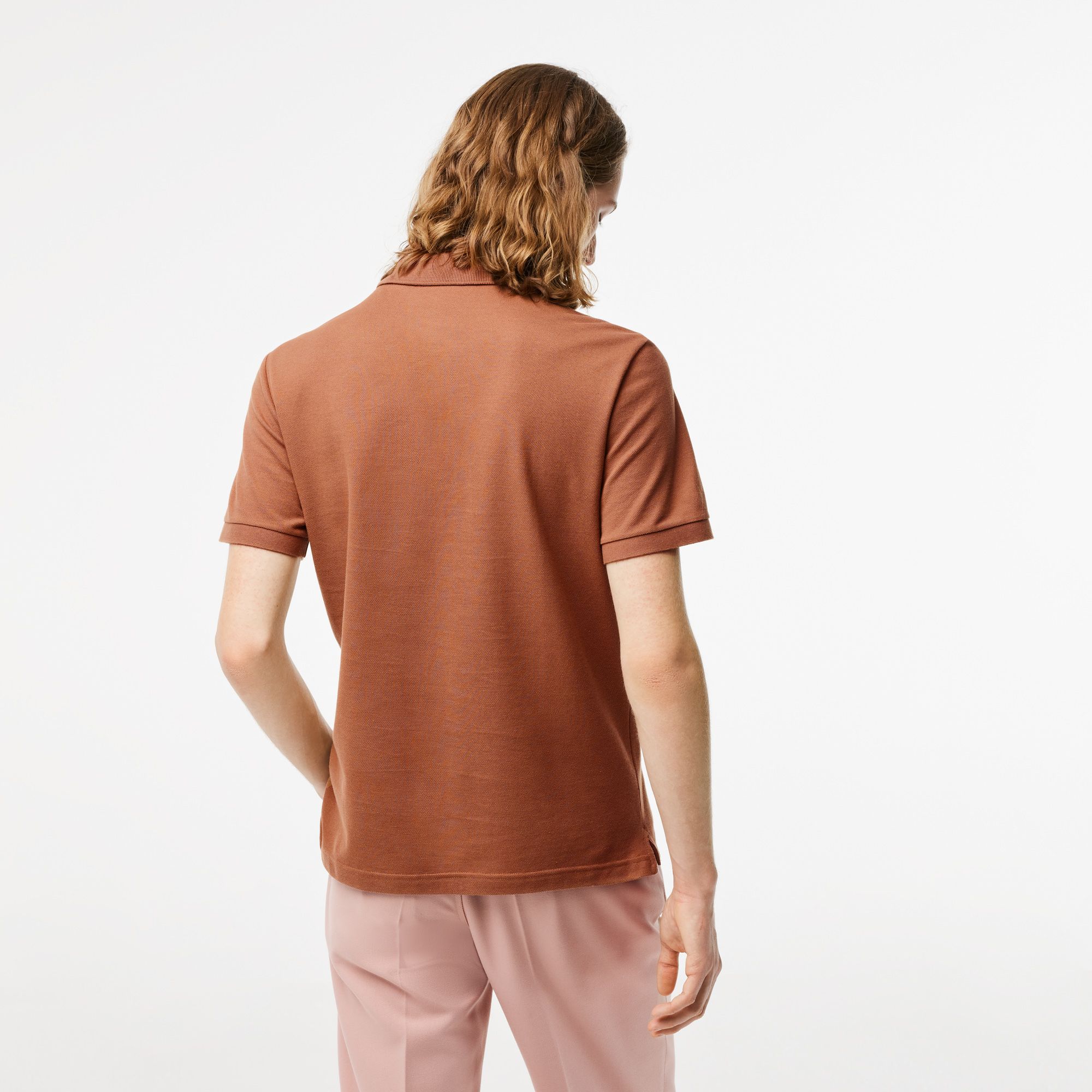  Lacoste Original L.12.12 Slim Fit Petit Piqué Polo - Brown 