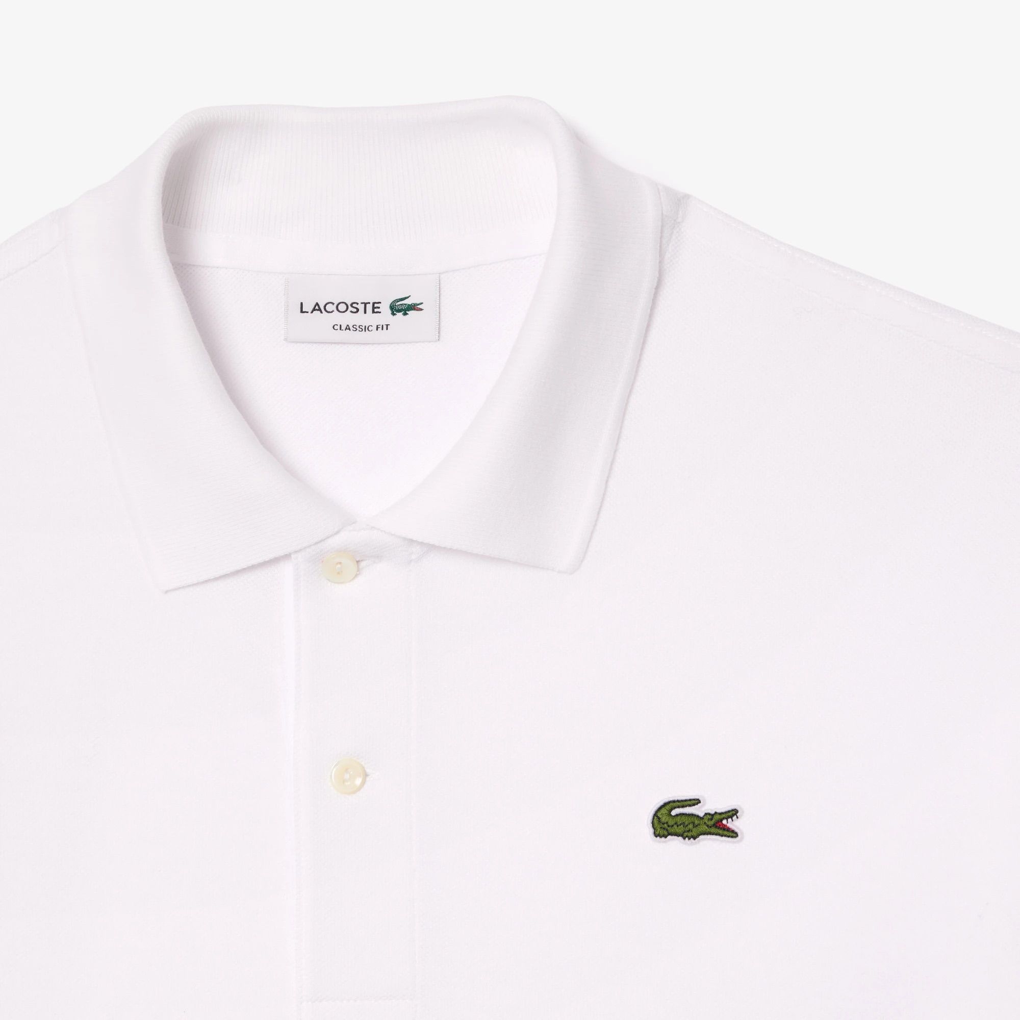 Lacoste Classic Fit L.12.12 Petit Piqué Polo Shirt - White
