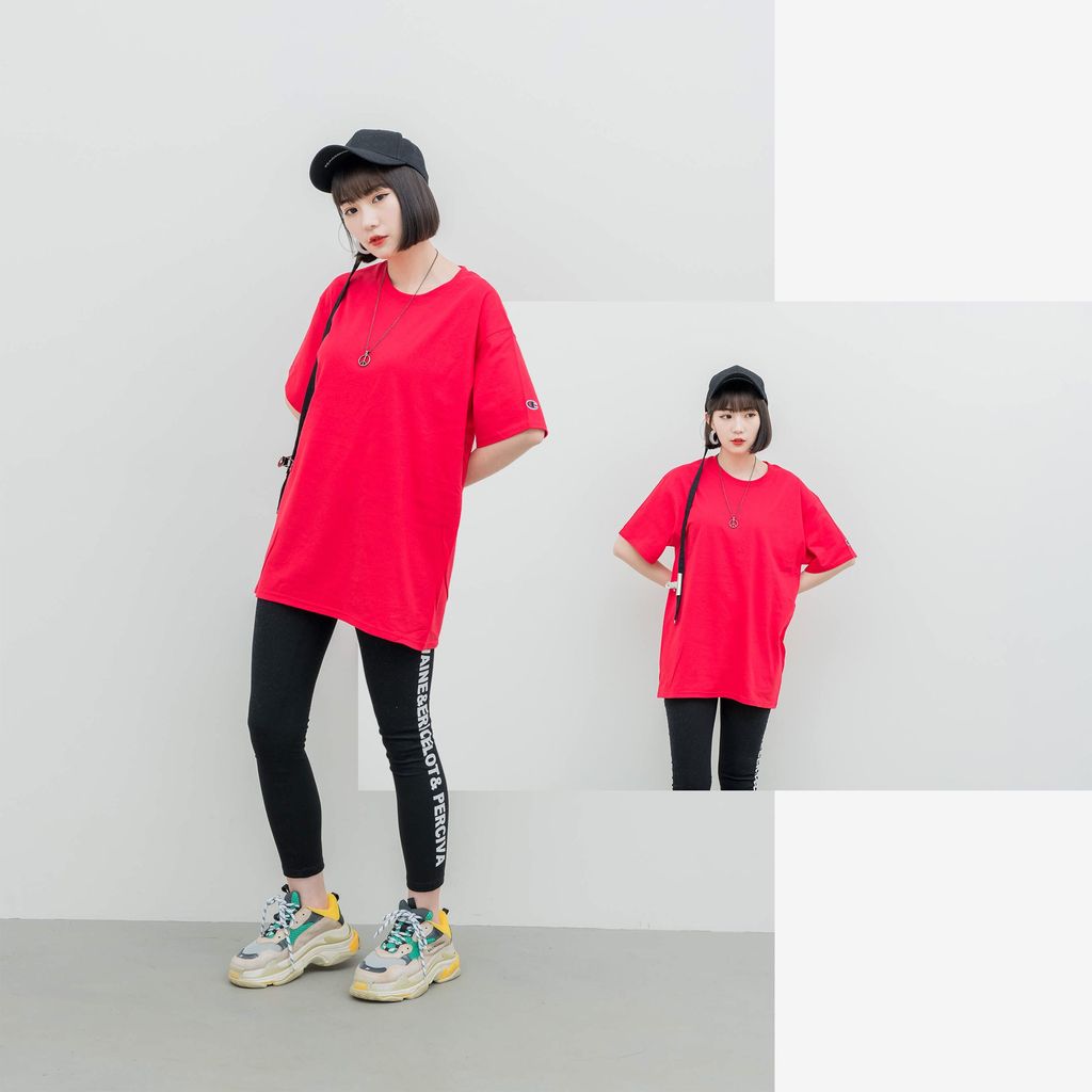 Champion T425 T-Shirt 'Red'