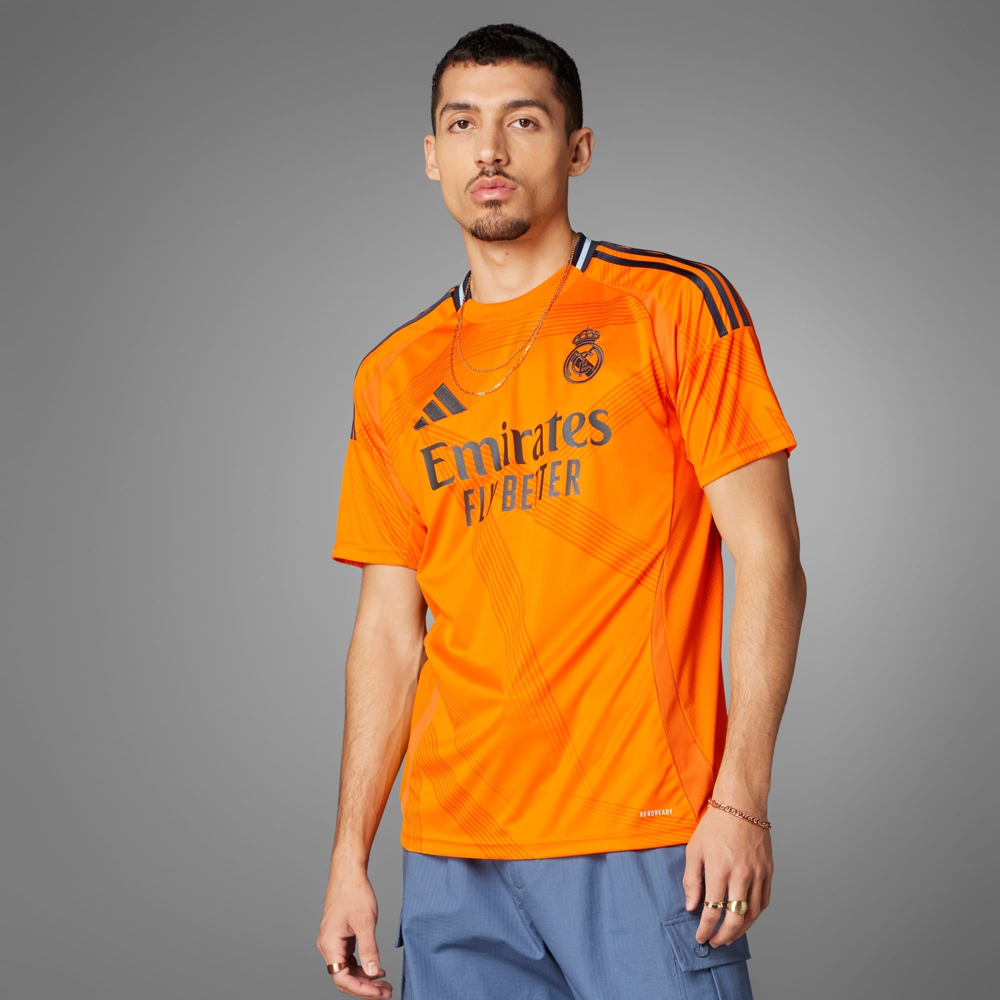 adidas Real Madrid 24/25 Away Jersey - Orange
