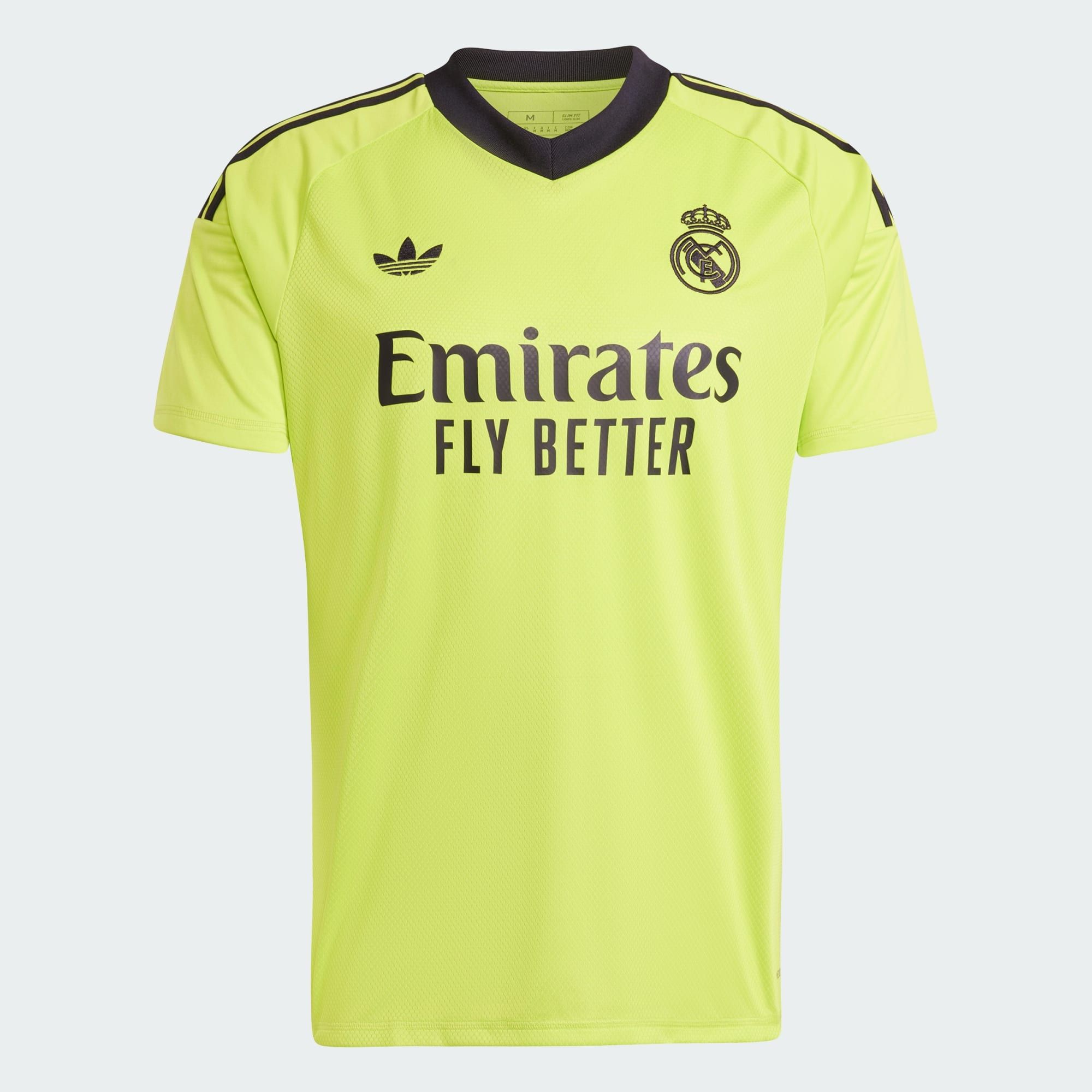 adidas Real Madrid 24/25 Third Goalkeeper Jersey - Yellow