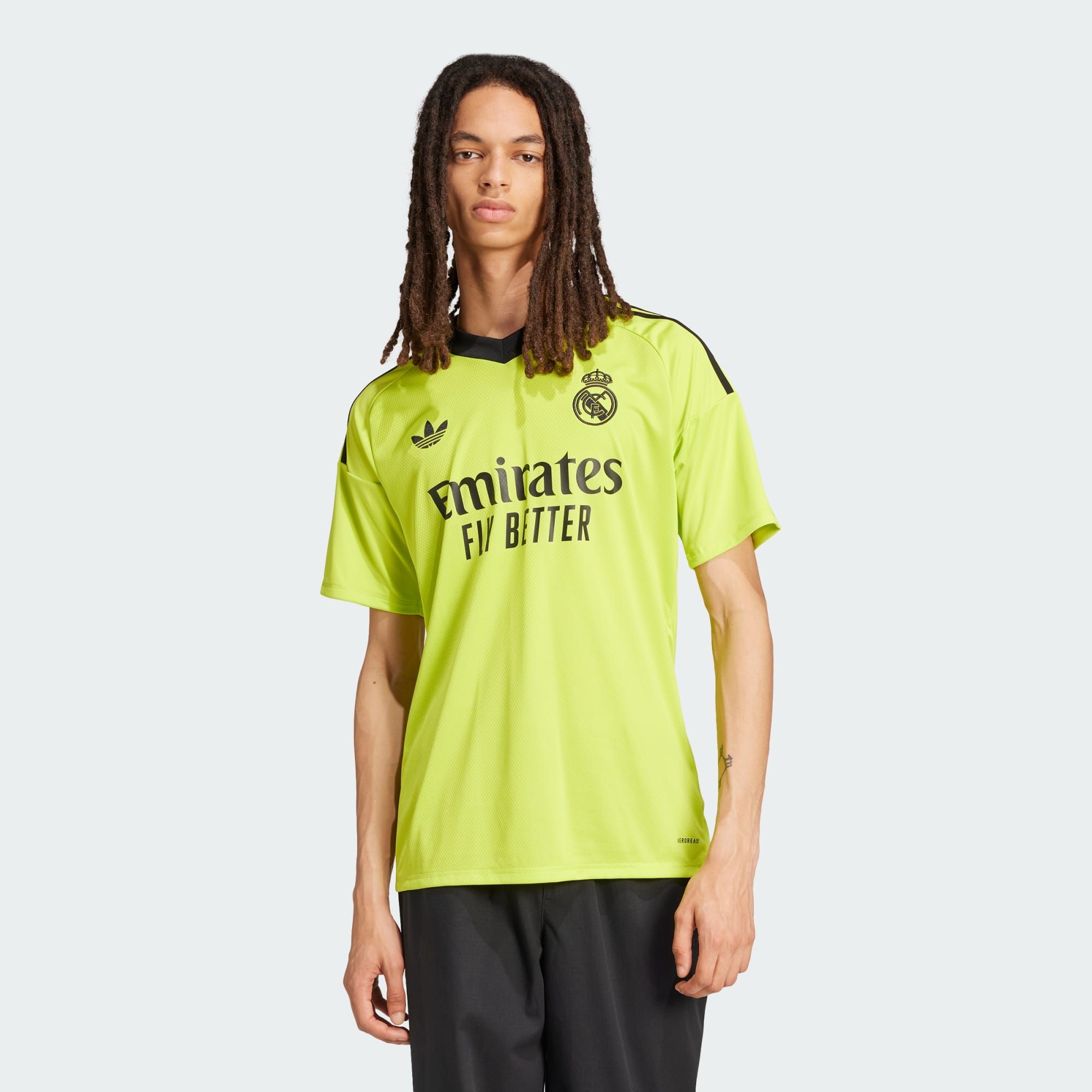 adidas Real Madrid 24/25 Third Goalkeeper Jersey - Yellow