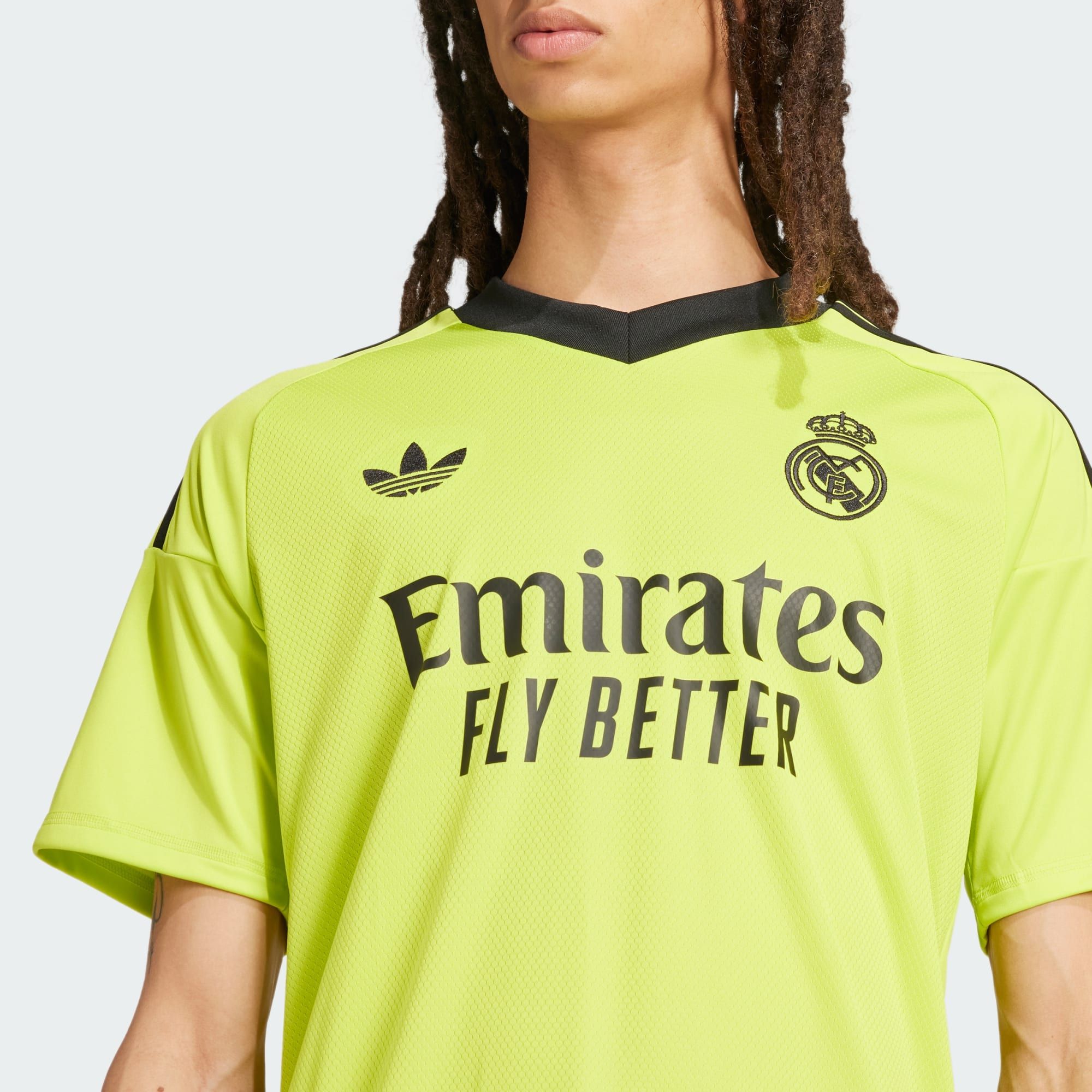 adidas Real Madrid 24/25 Third Goalkeeper Jersey - Yellow