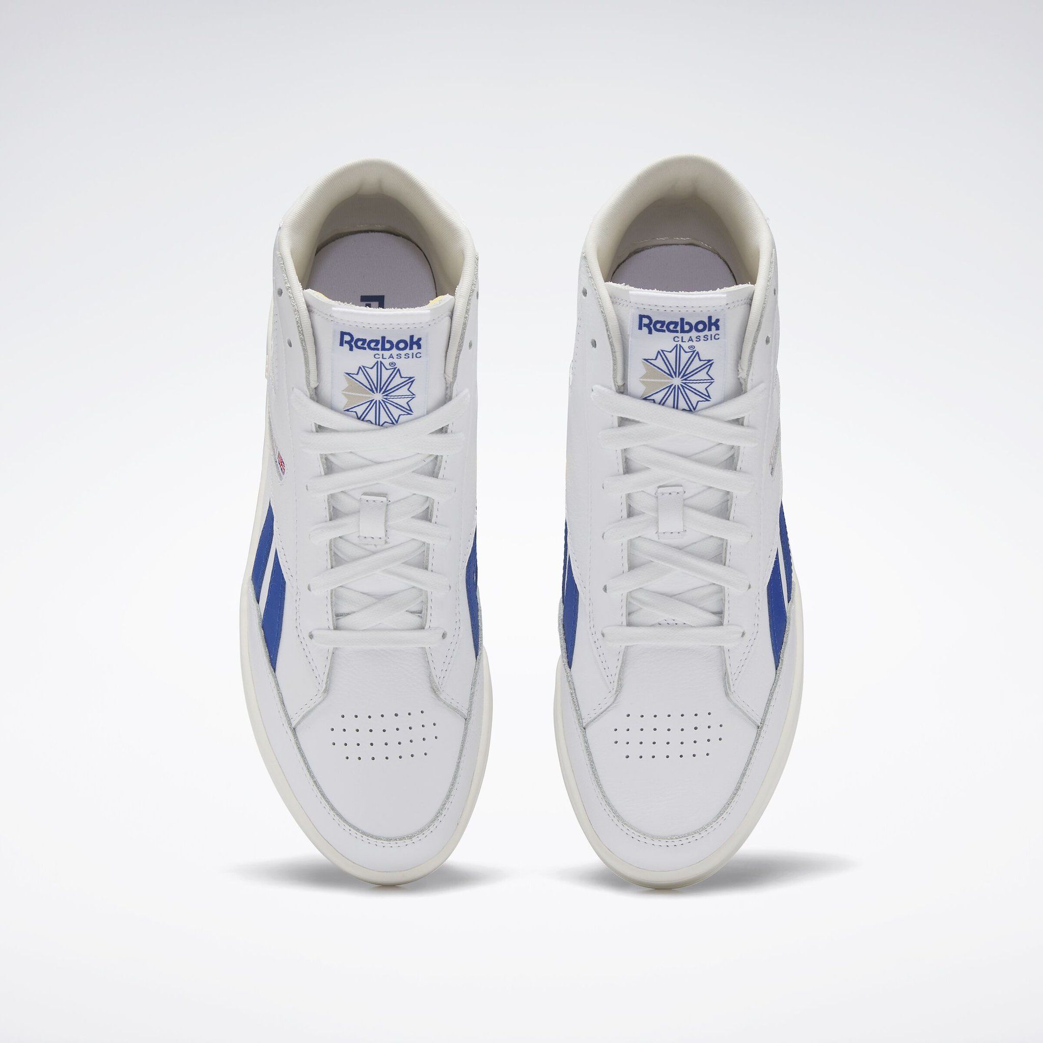  Reebok Club C 85 Form Hi - Cloud White / Vector Blue 