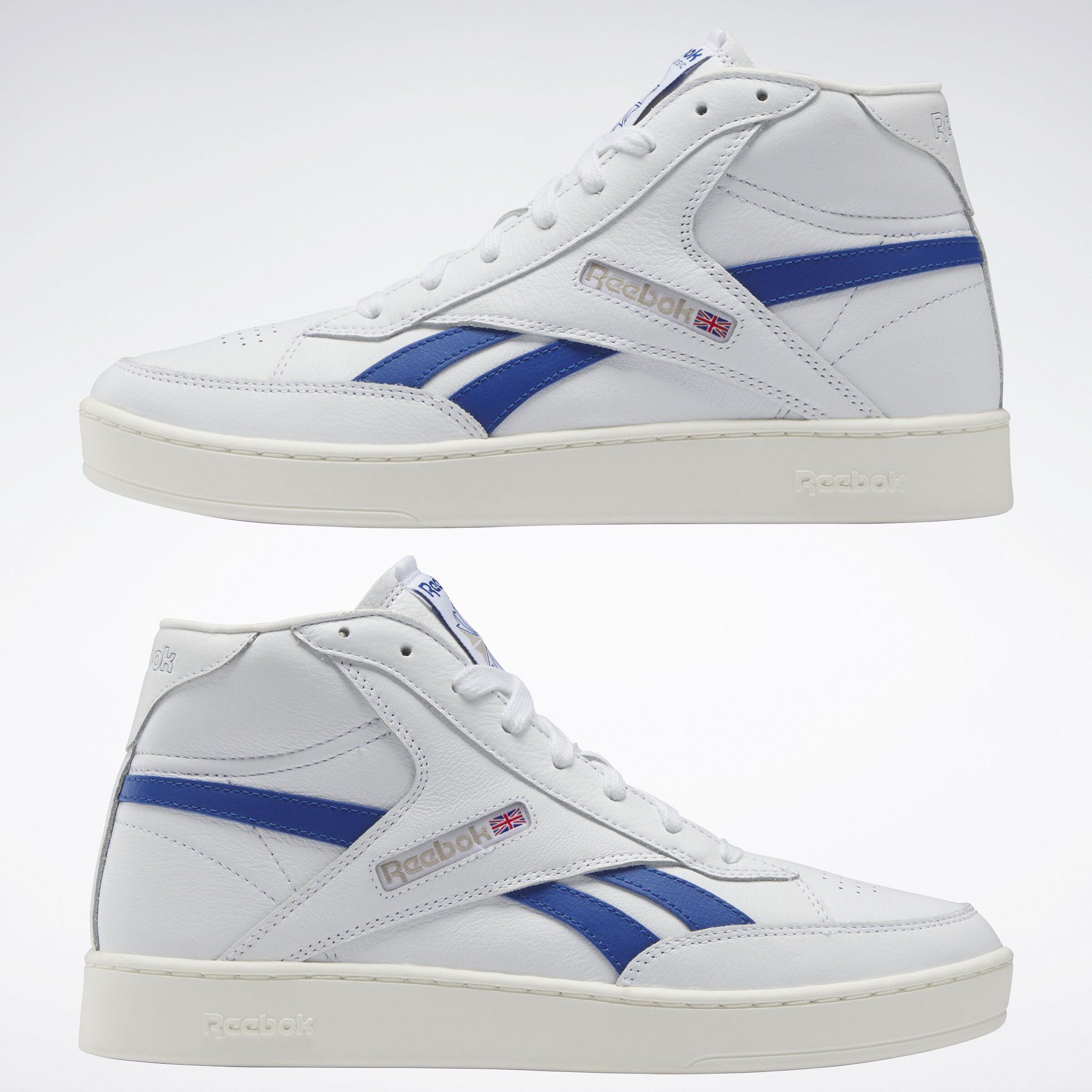 Reebok Club C 85 Form Hi - Cloud White / Vector Blue