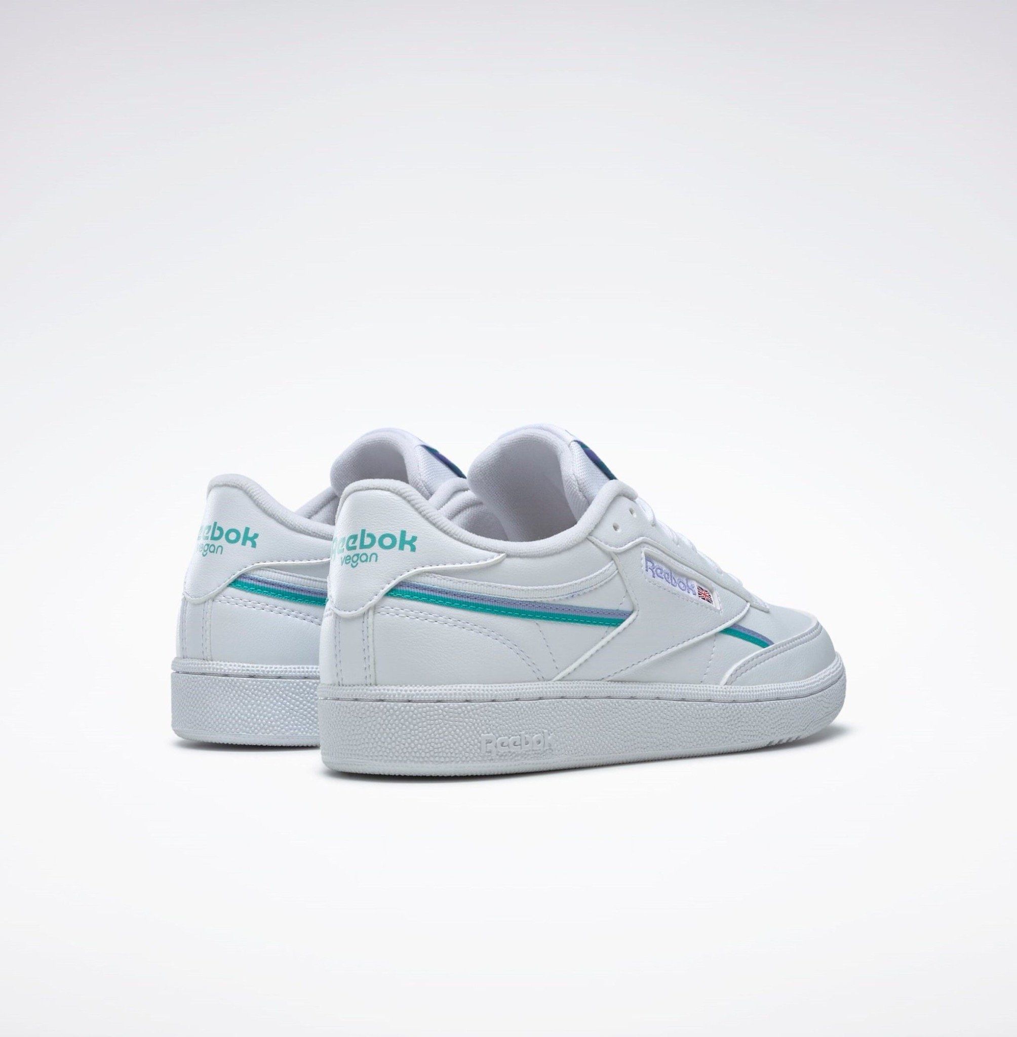  Reebok Club C 85 Vegan - Lilac Glow / Classic Teal 