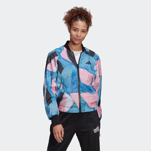  adidas Sportswear Mini Sum Graphic Bomber Jacket - Multicolor 