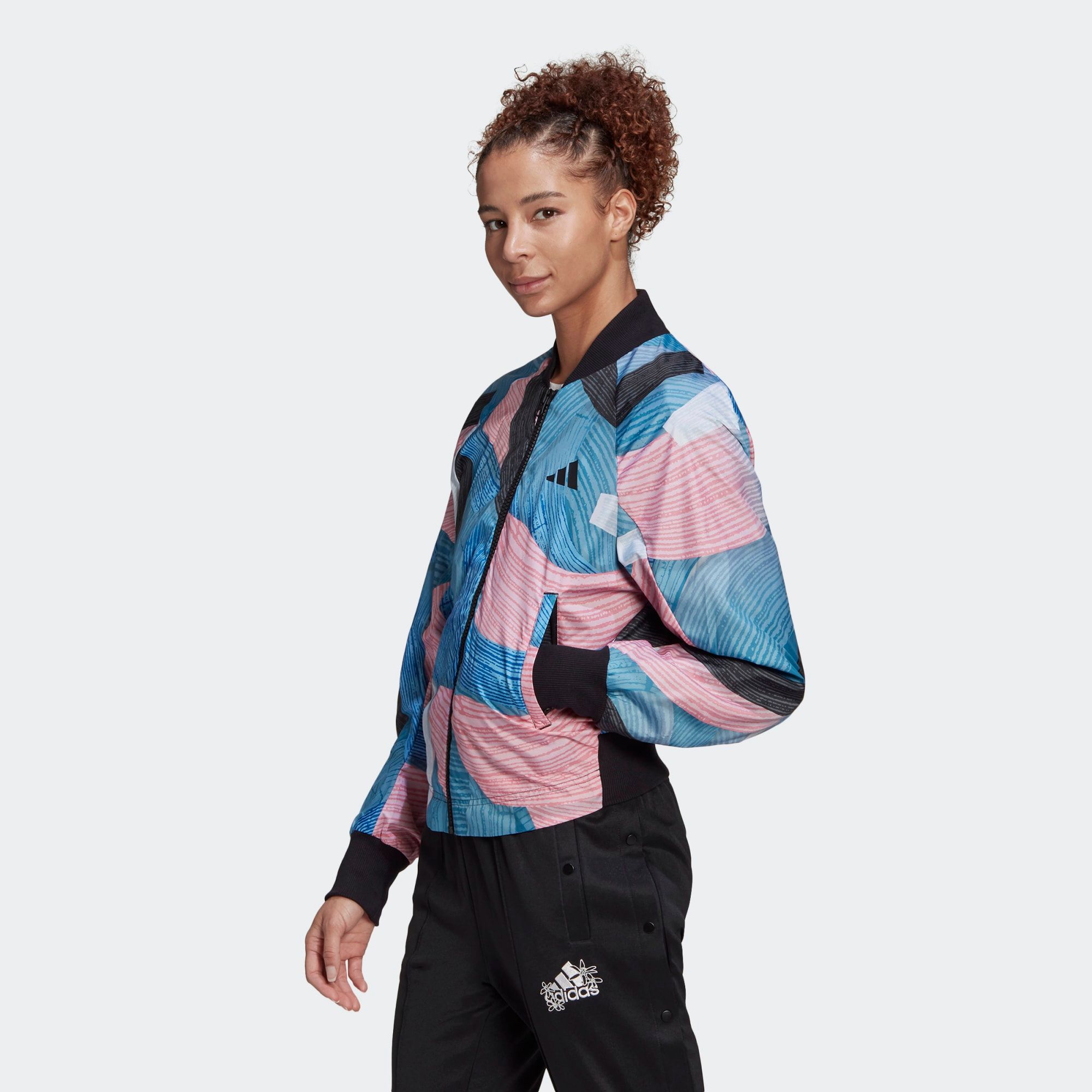  adidas Sportswear Mini Sum Graphic Bomber Jacket - Multicolor 