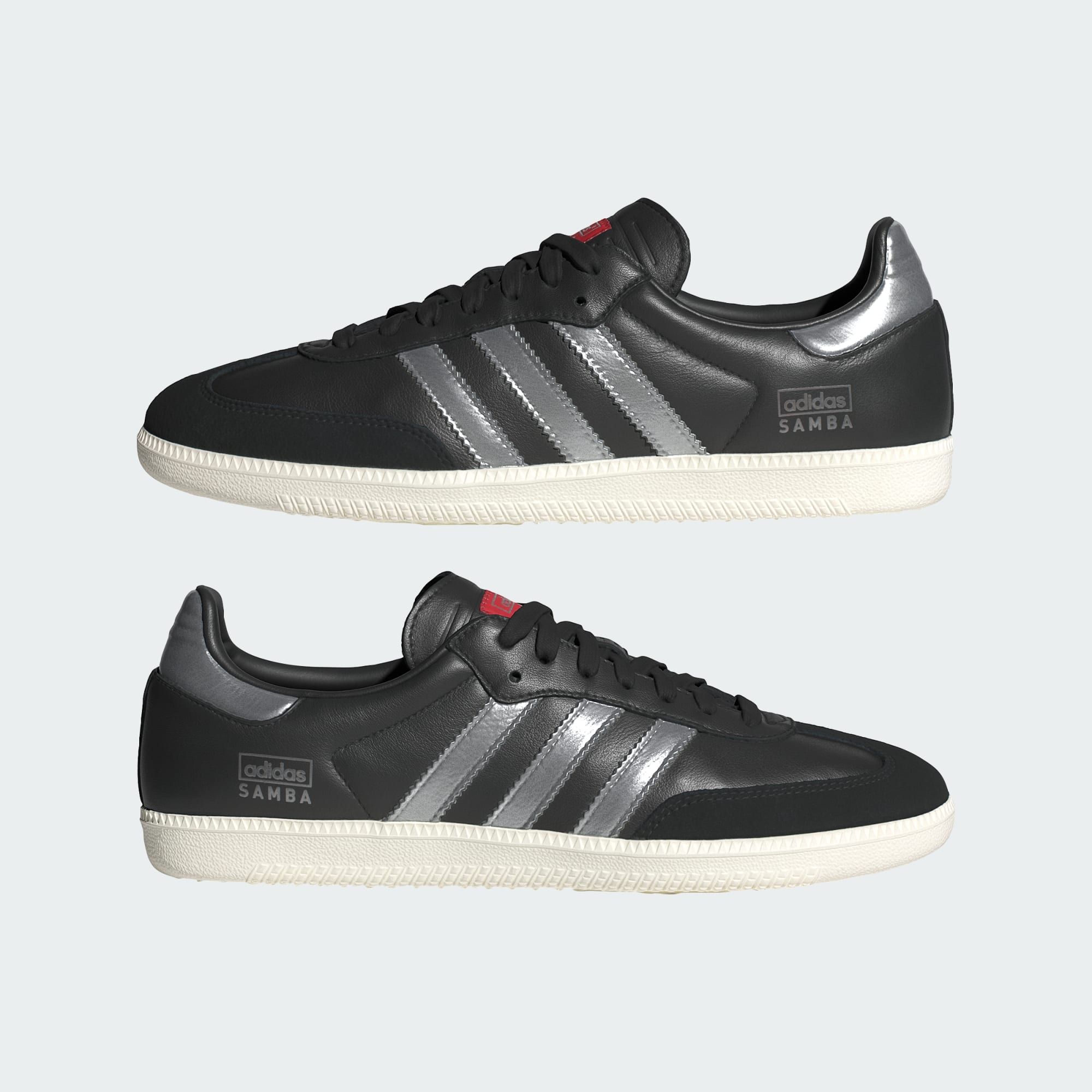  adidas Samba OG - Core Black / Silver Metallic 