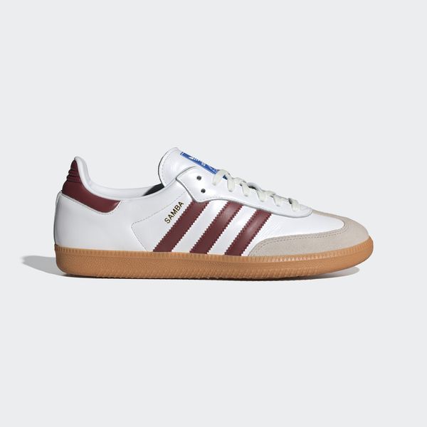  adidas Samba OG - White / Burgundy 