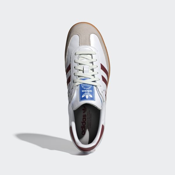  adidas Samba OG - White / Burgundy 