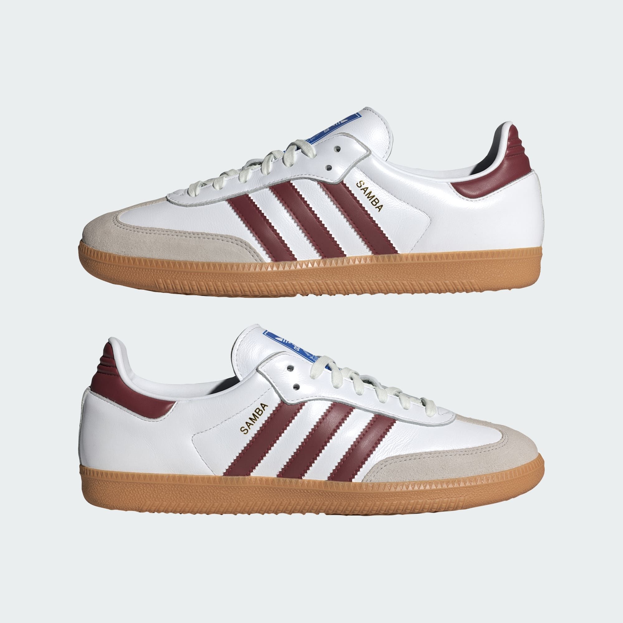  adidas Samba OG - White / Burgundy 