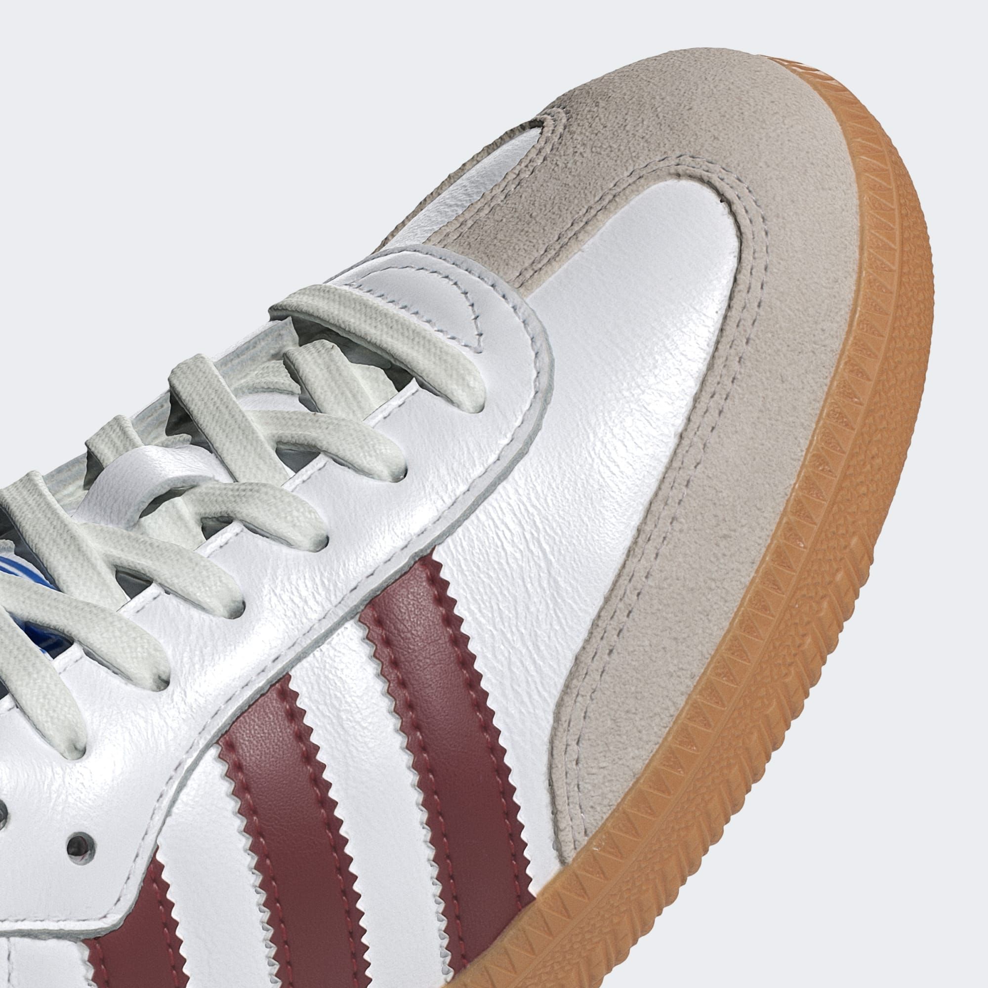  adidas Samba OG - White / Burgundy 