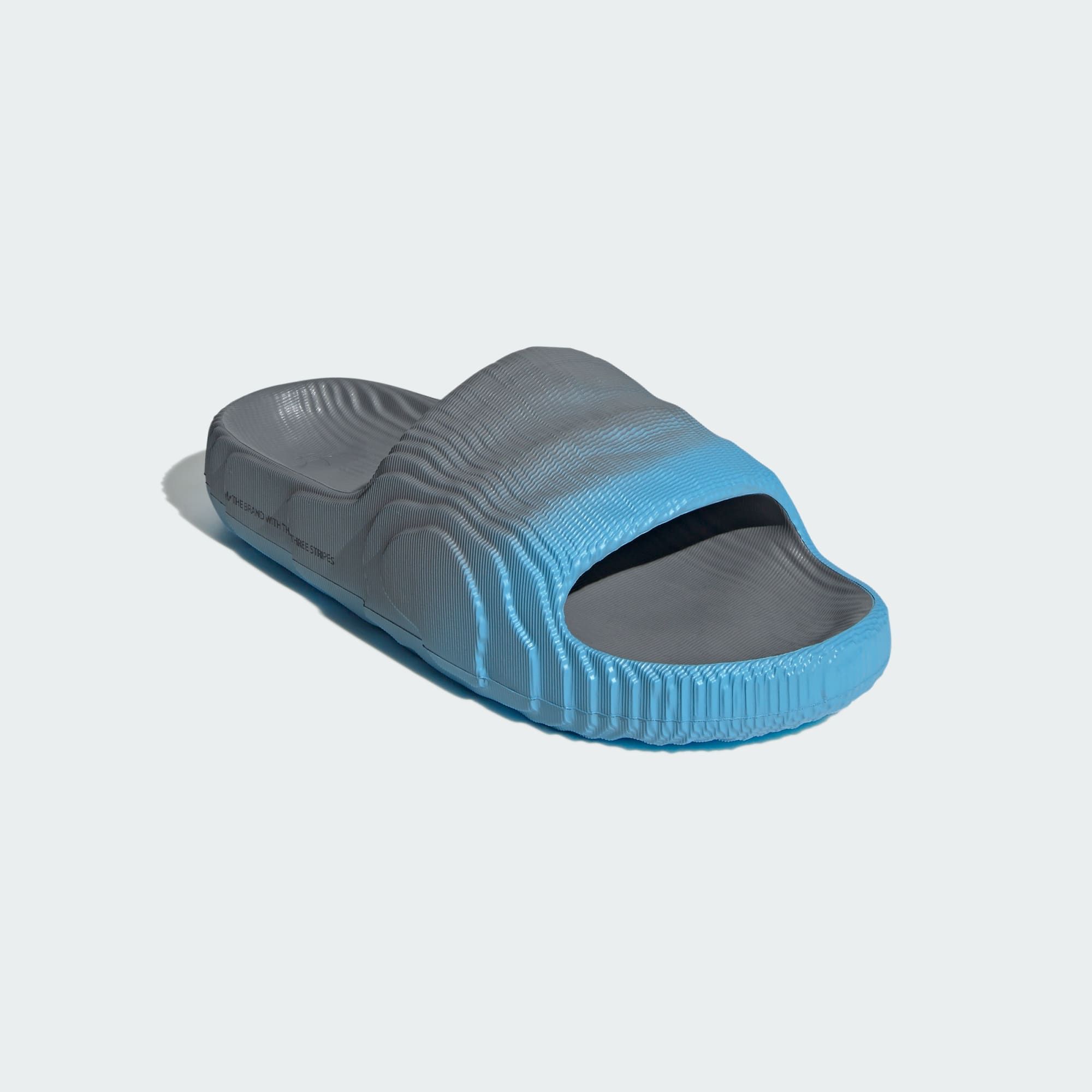  adidas Adilette 22 - Grey Three / Semi Blue Burst 