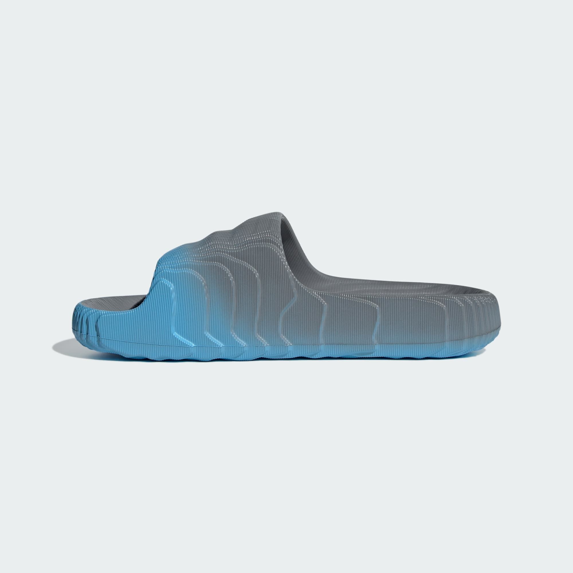  adidas Adilette 22 - Grey Three / Semi Blue Burst 