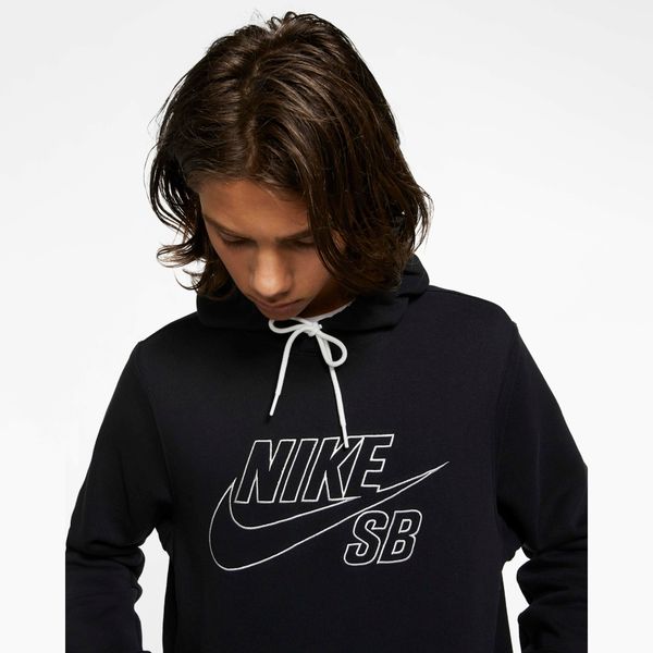  Nike SB Pullover Hoodie - Black 