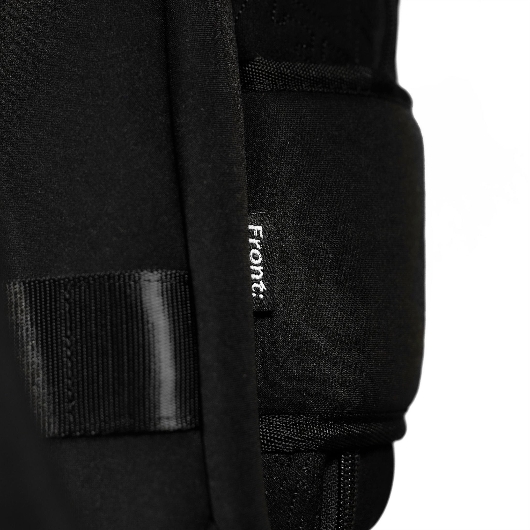  FRONT Queening The Pawn Backpack SB22 - BLACK - M 