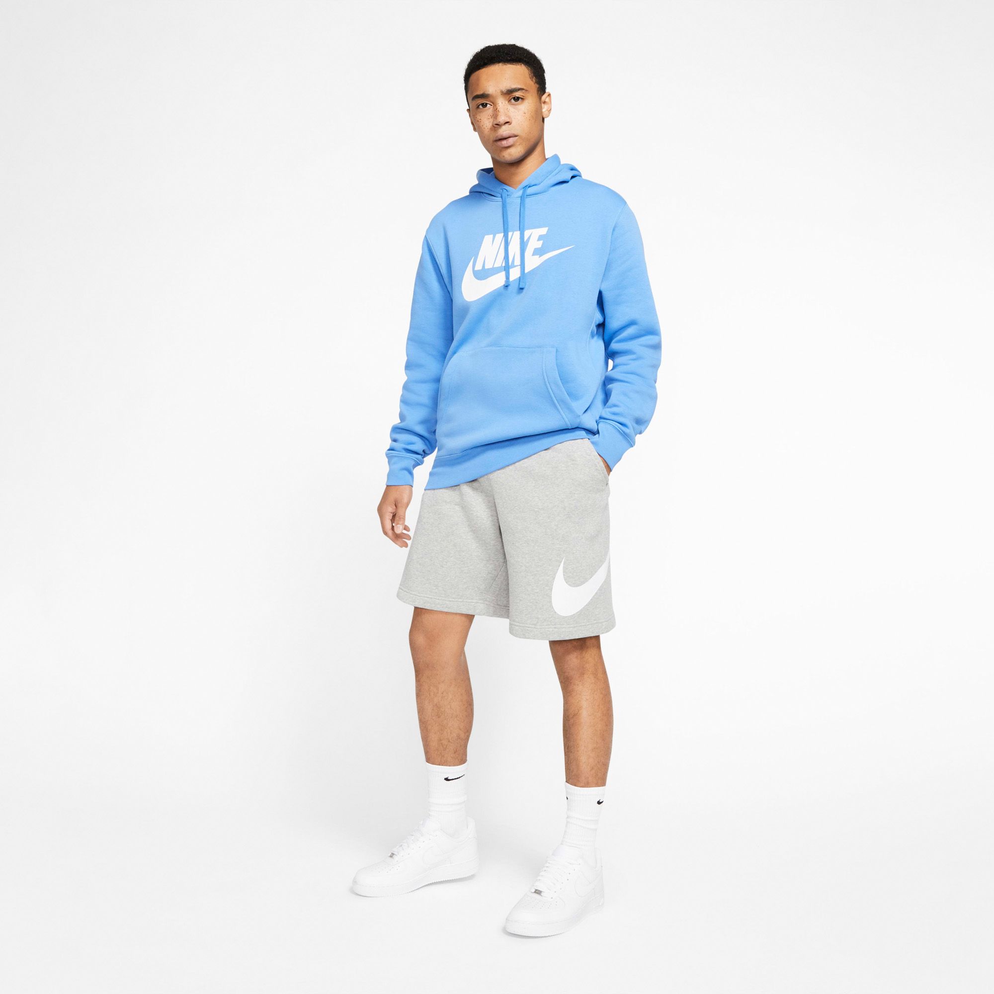 Nike Sportswear Club Shorts - Grey Heather