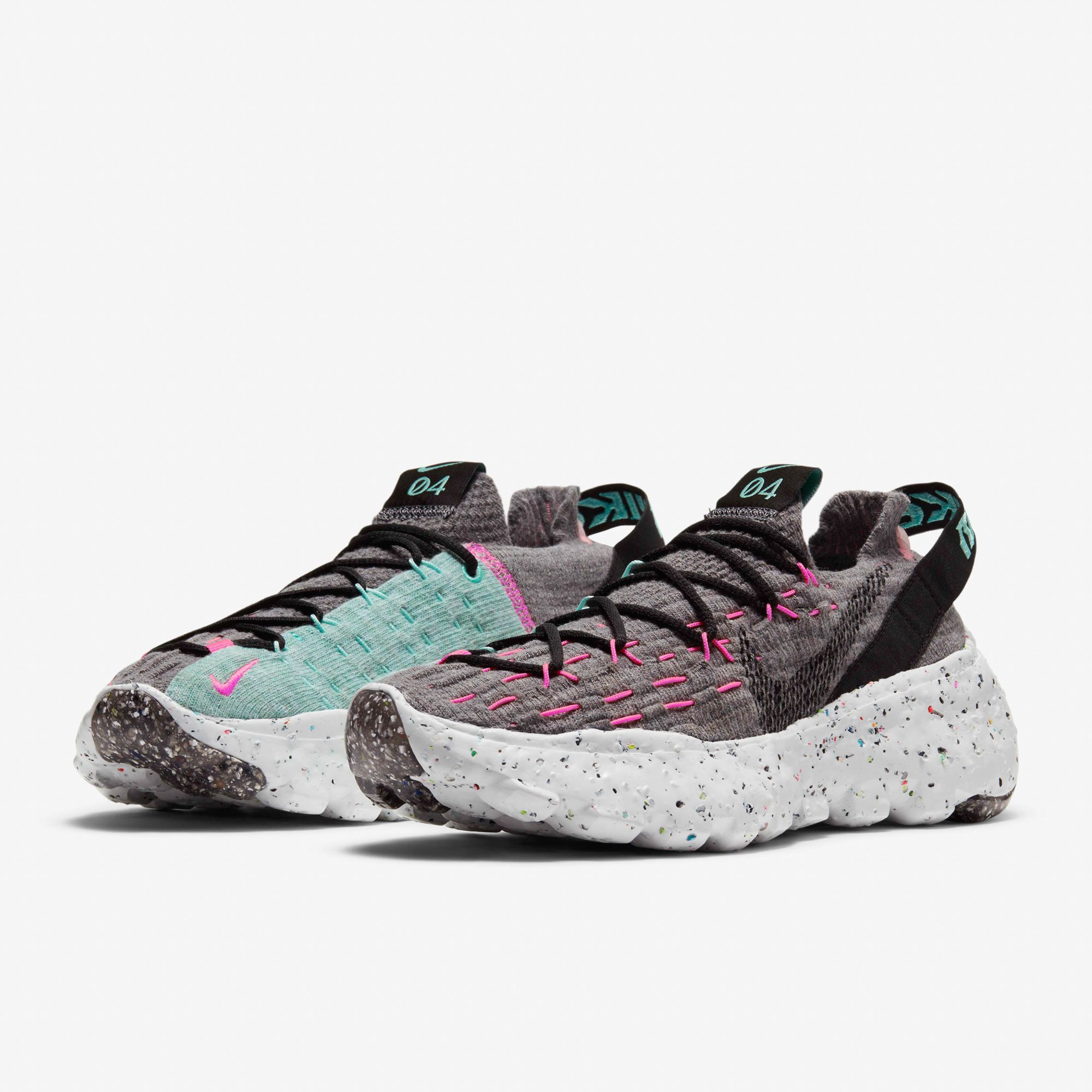 Nike Space Hippie 04 - Smoke Grey/Pink Blast