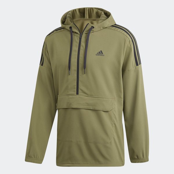  adidas Sport ID Woven Anorak - Raw Khaki 