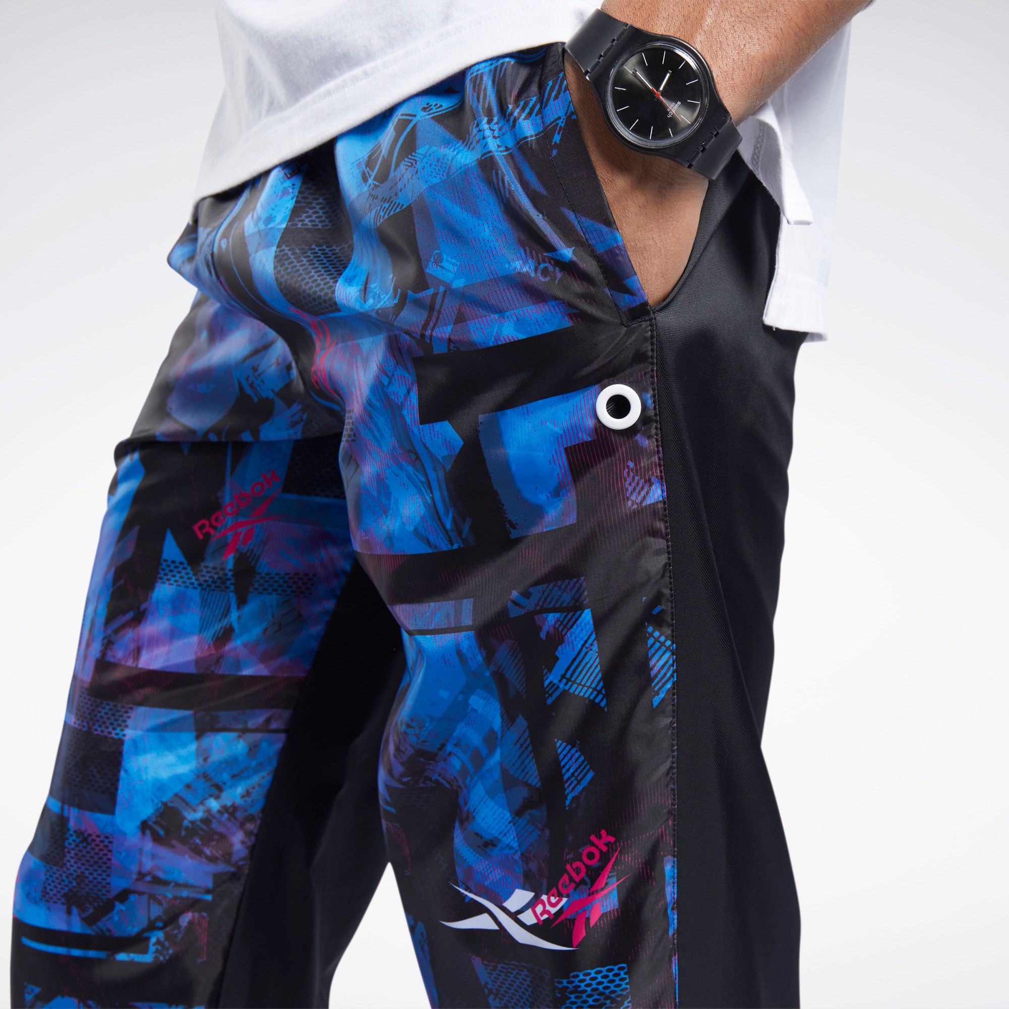 Reebok Meet You There AOP Jogger - Black/Proud Pink