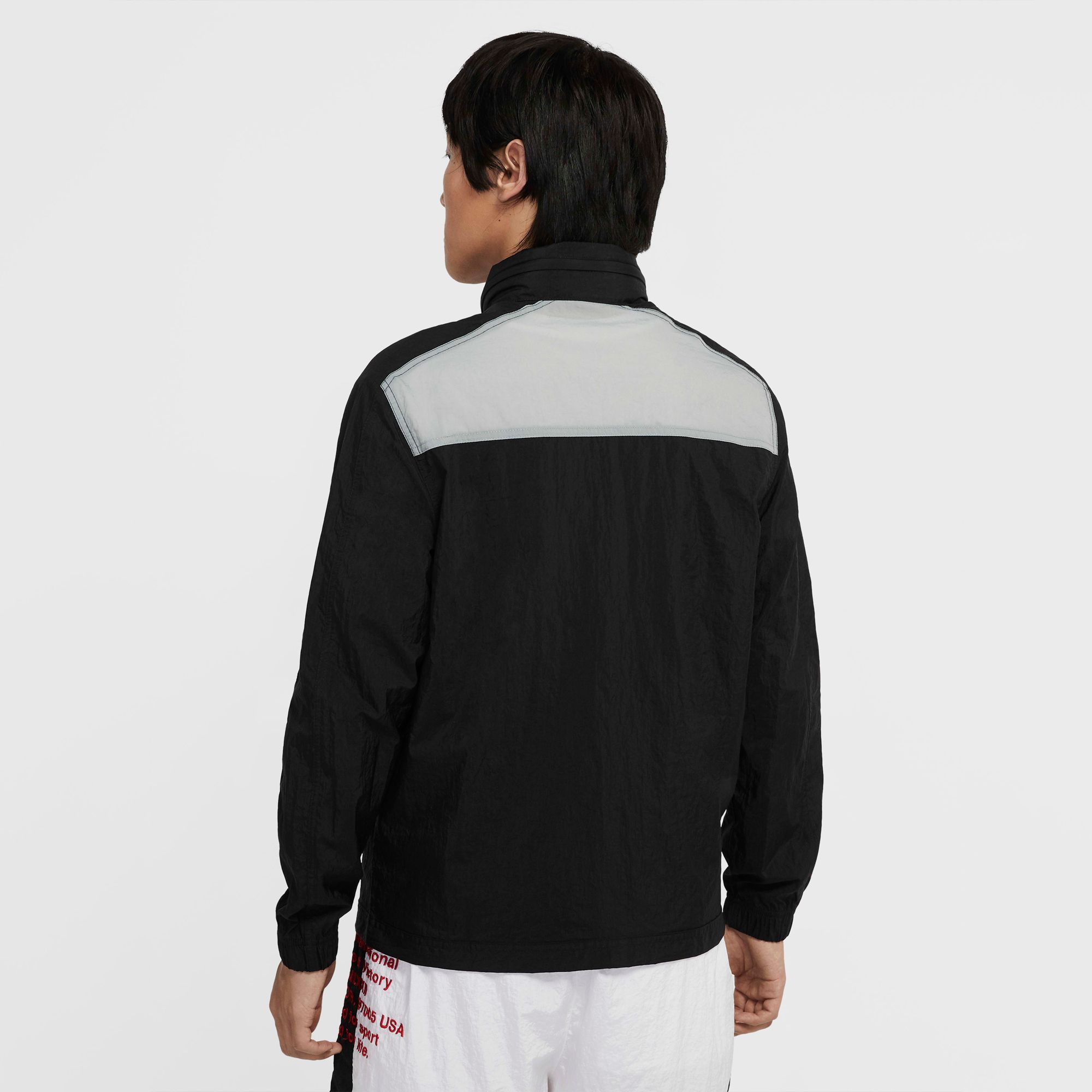 Nike Sportswear Hooded Jacket - Black/Grey