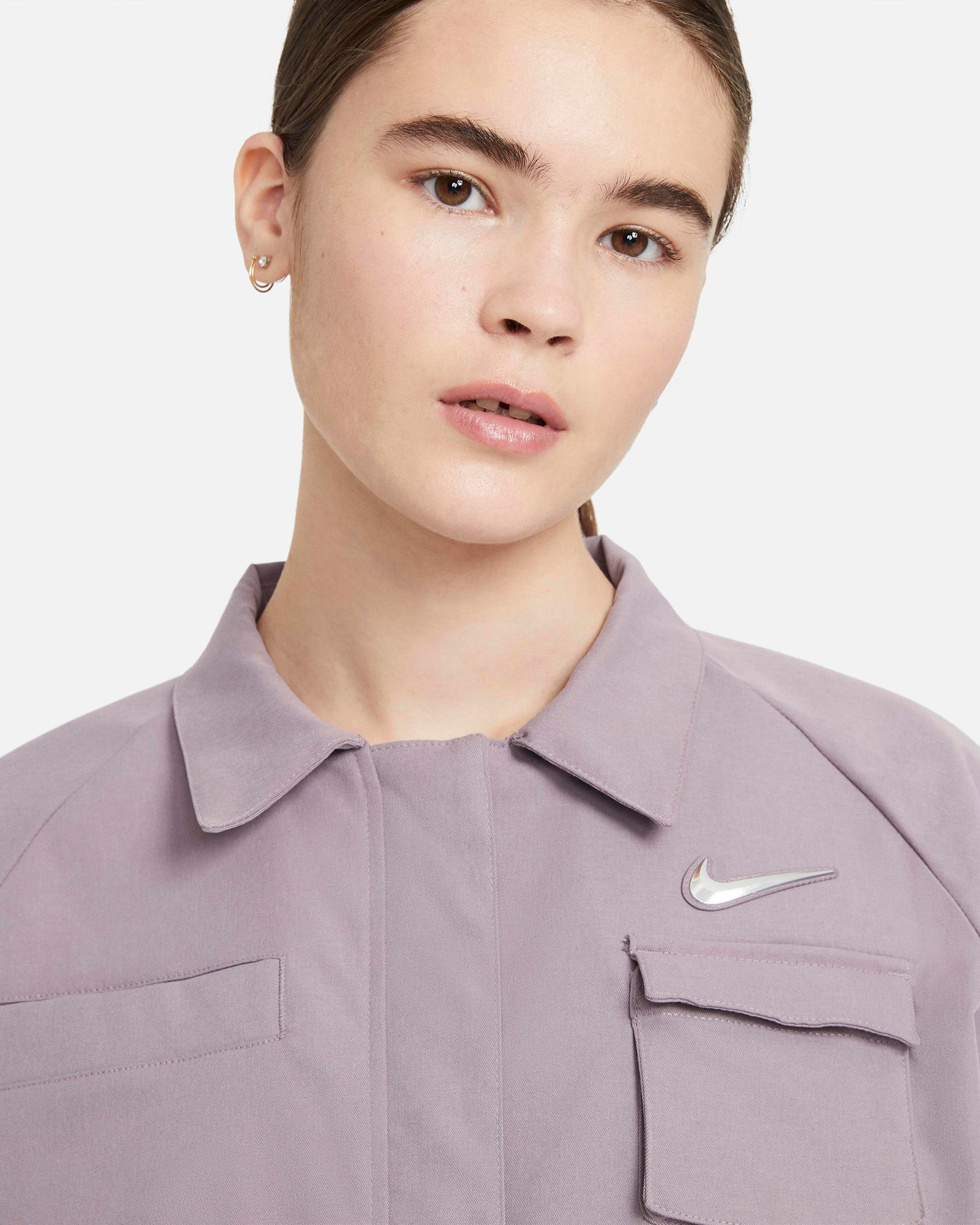 Nike Sportswear Swoosh Woven Jacket - Purple