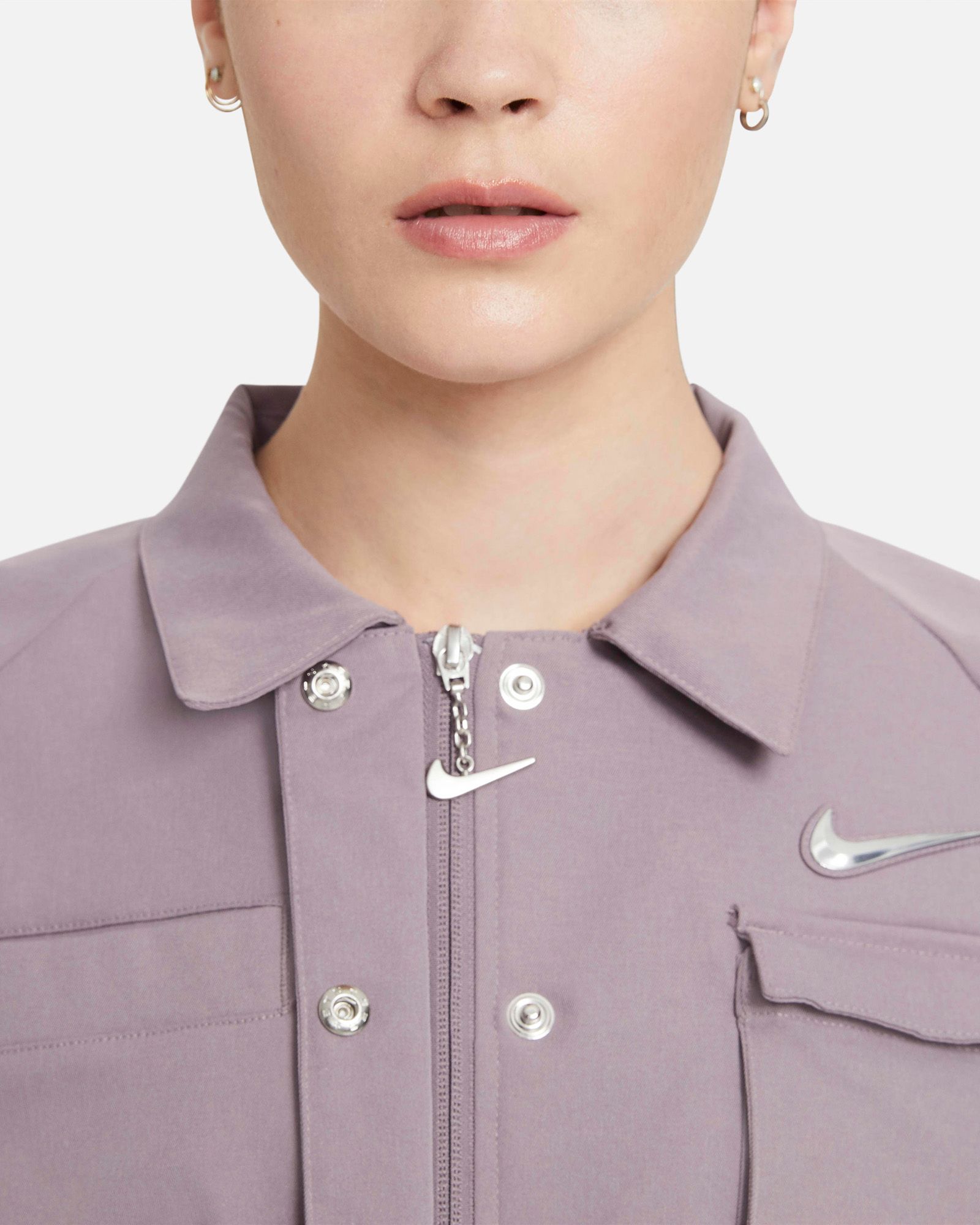 Nike Sportswear Swoosh Woven Jacket - Purple