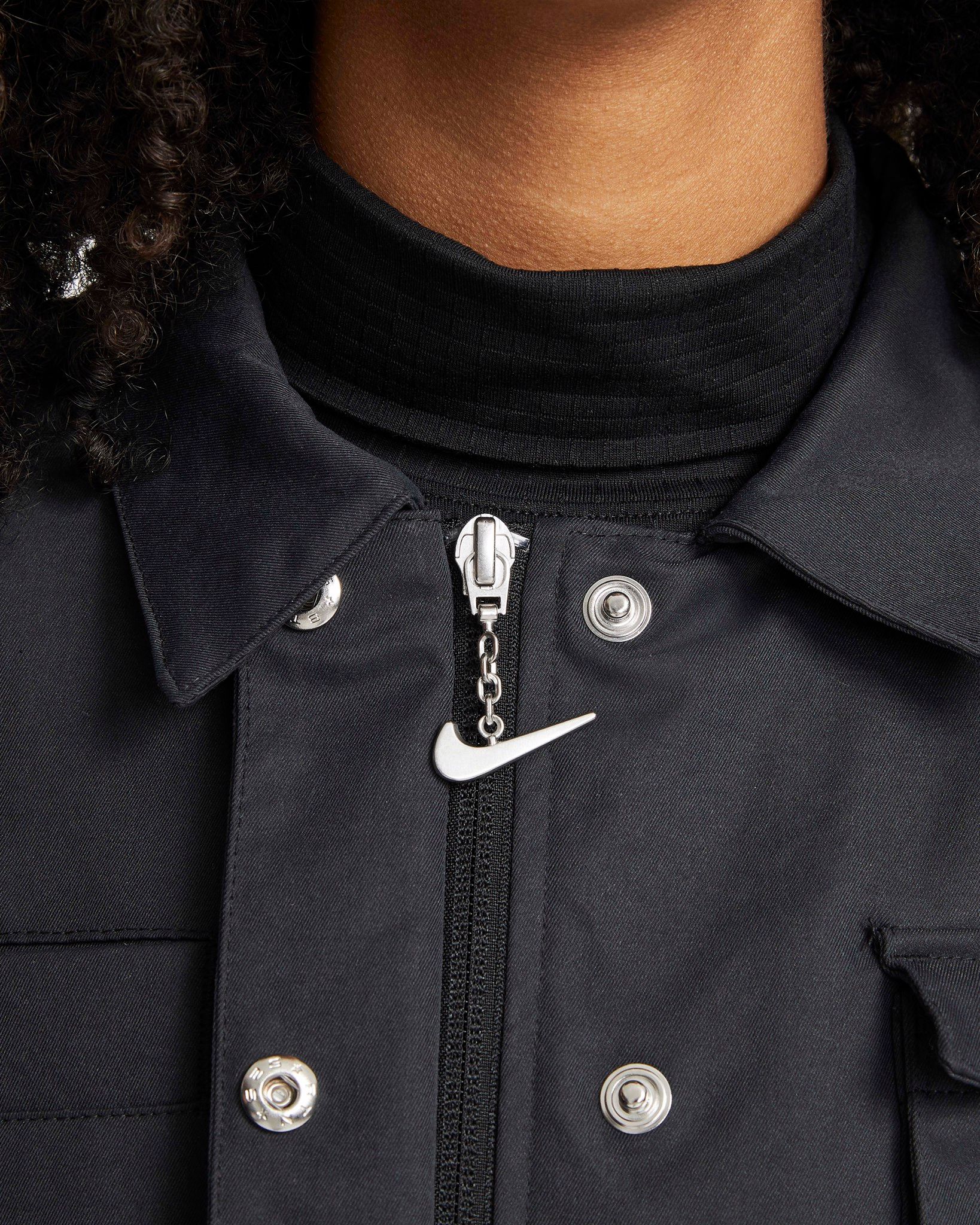 Nike Sportswear Swoosh Woven Jacket - Black