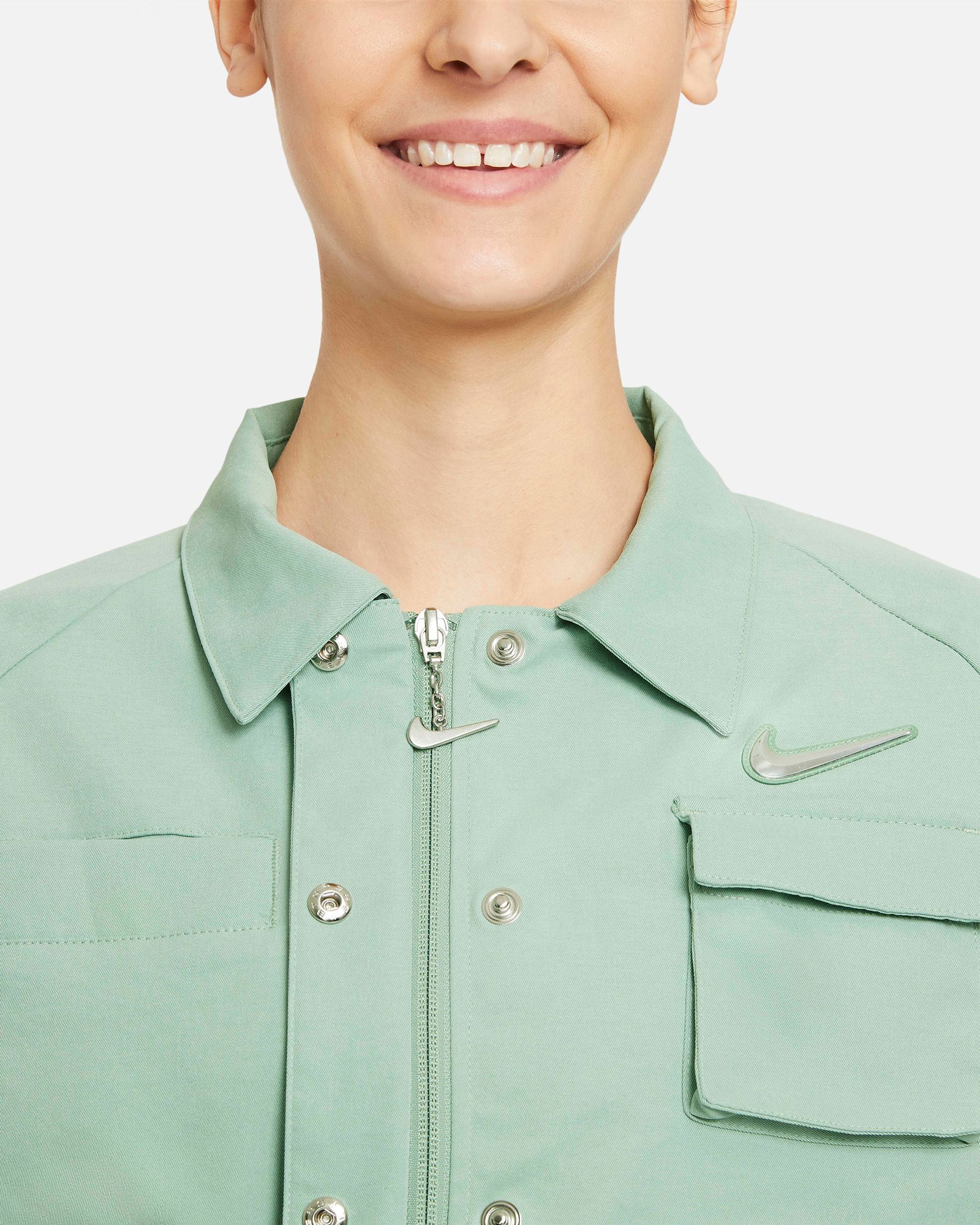 Nike Sportswear Swoosh Woven Jacket - Steam