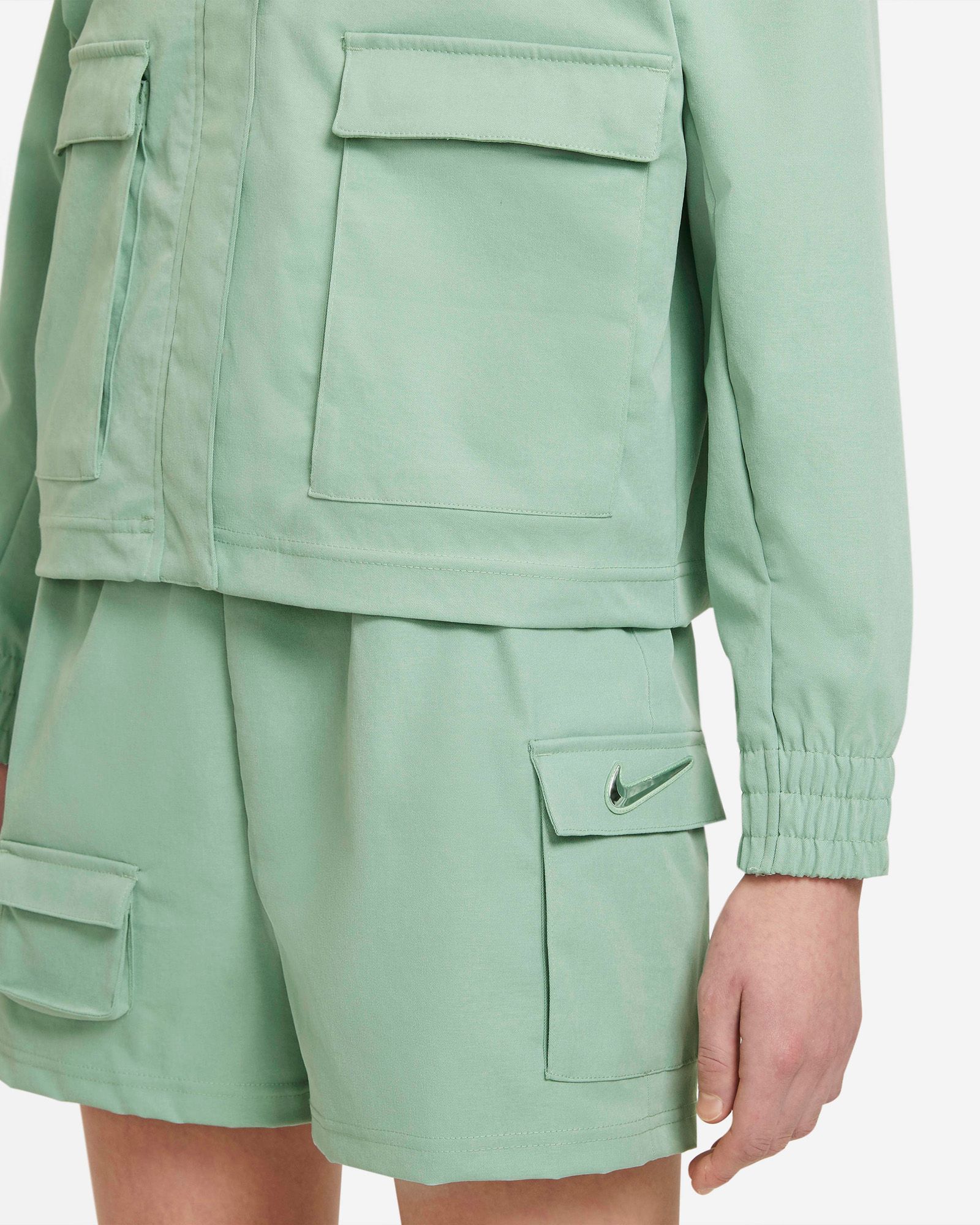 Nike Sportswear Swoosh Woven Jacket - Steam