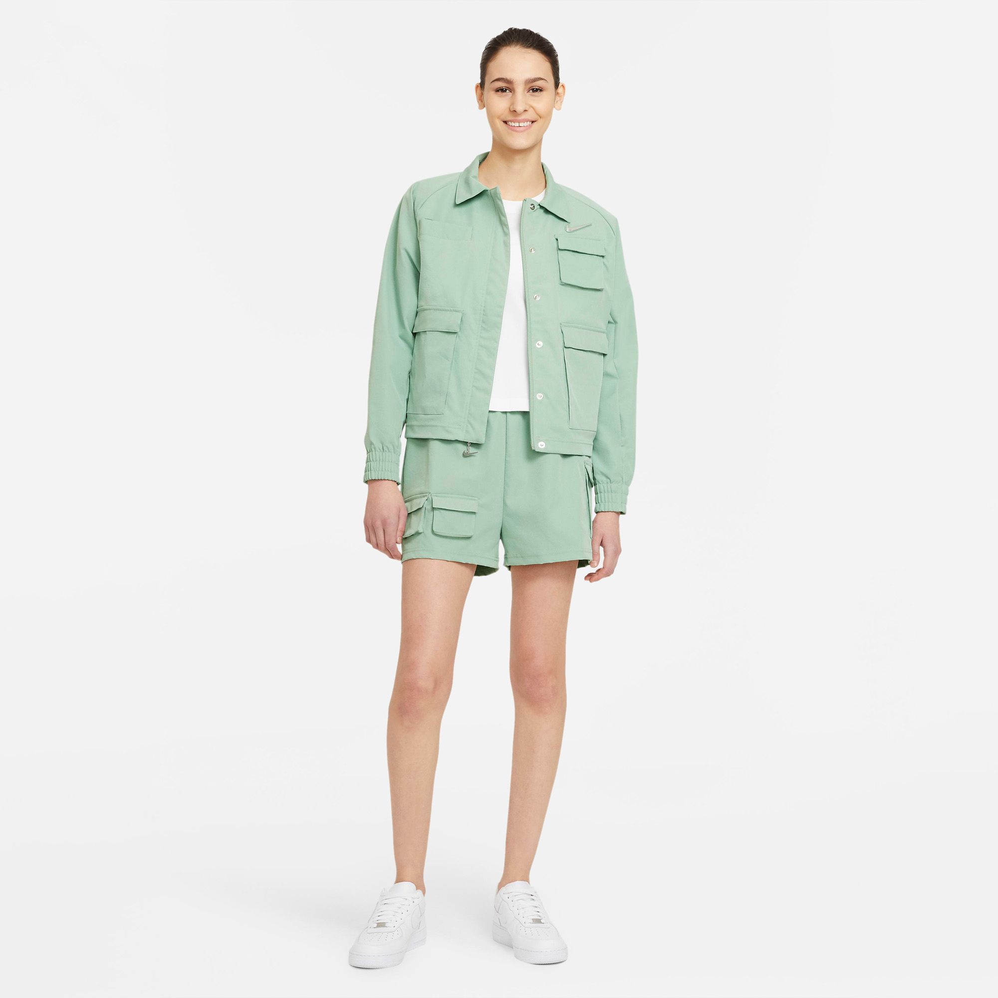 Nike Sportswear Swoosh Woven Jacket - Steam