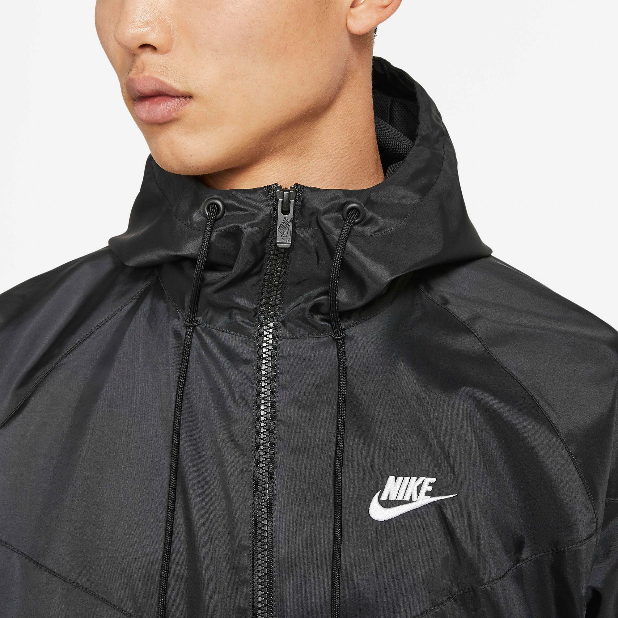  Nike Sportswear Windrunner Hooded Jacket - Black/Black 