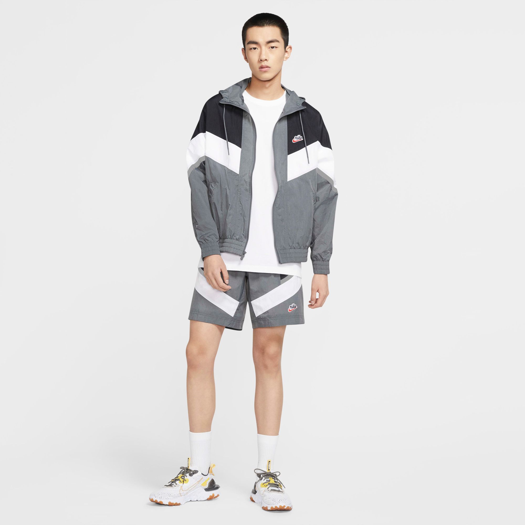 Nike Sportswear Windrunner+ Hooded Jacket - Iron Grey