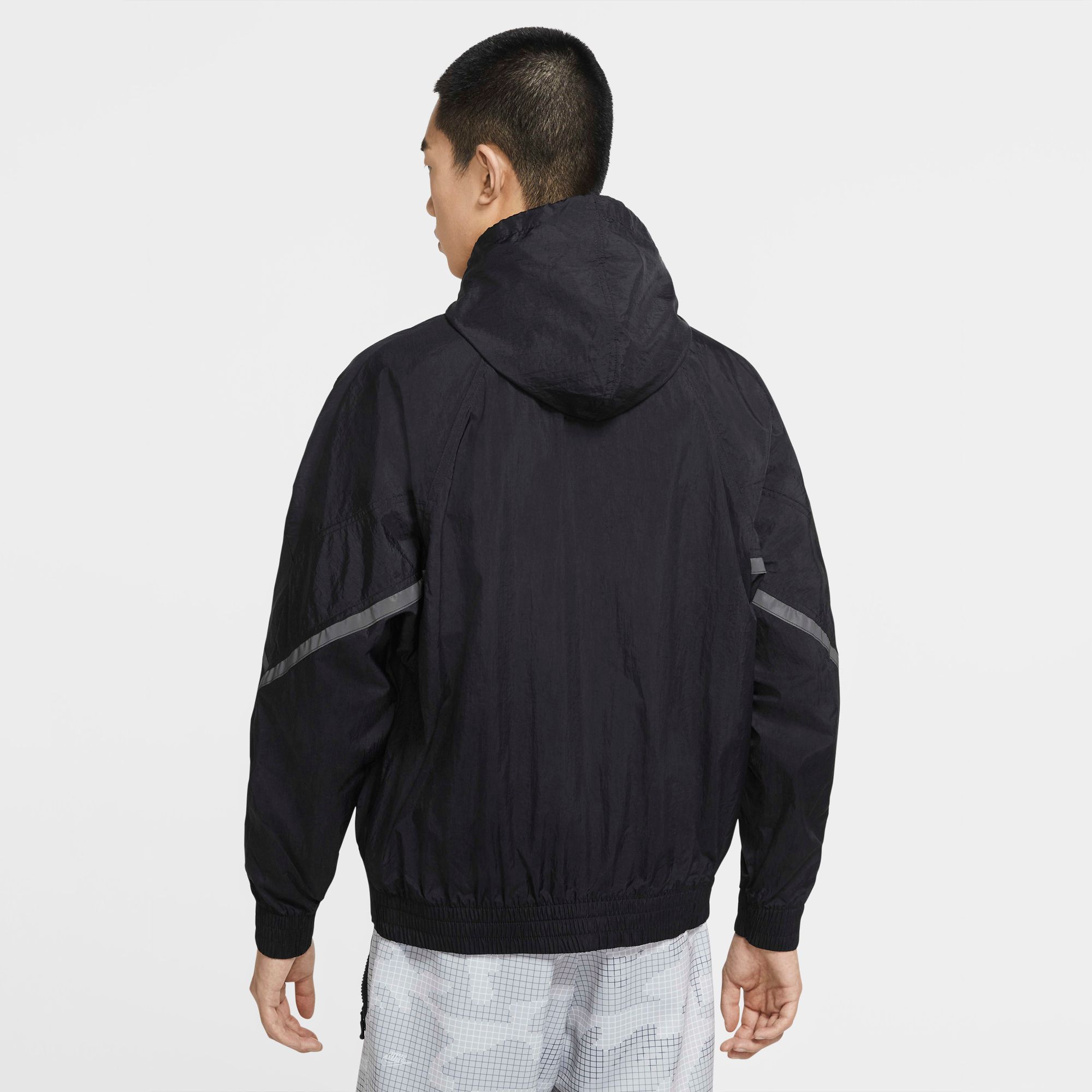 Nike Sportswear Windrunner+ Hooded Jacket - Black/Black