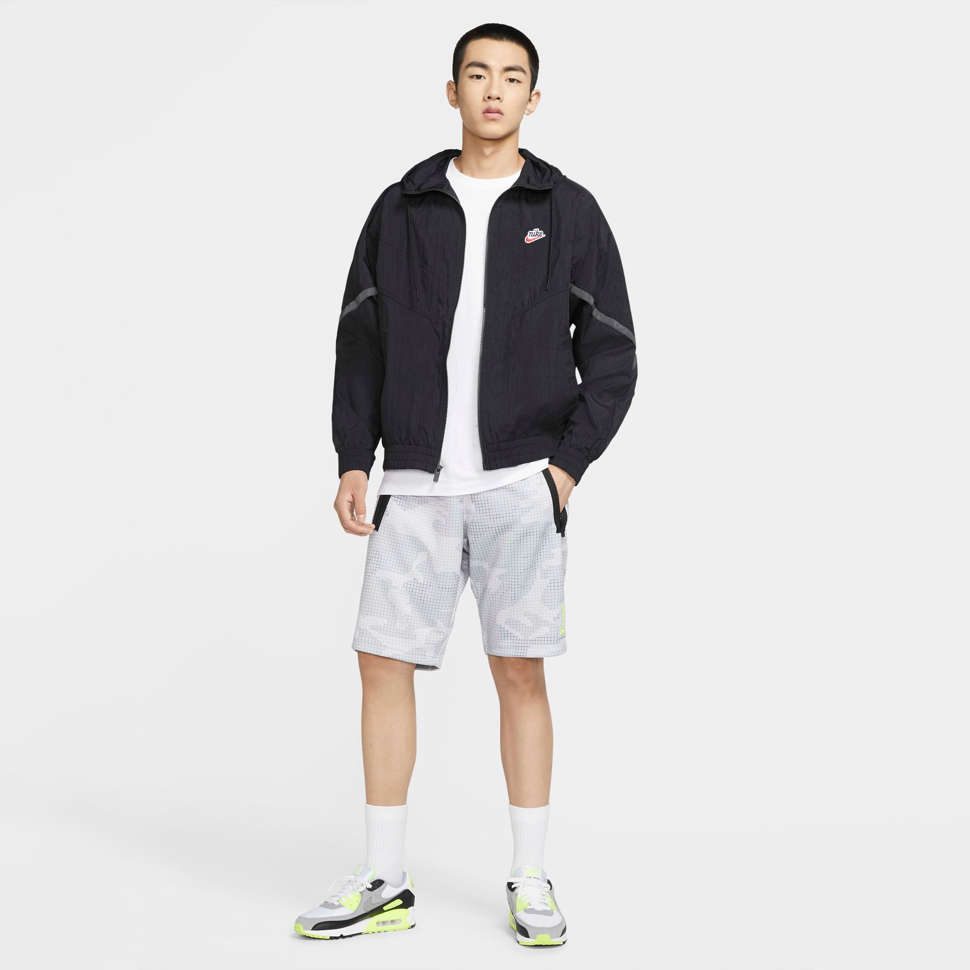 Nike Sportswear Windrunner+ Hooded Jacket - Black/Black