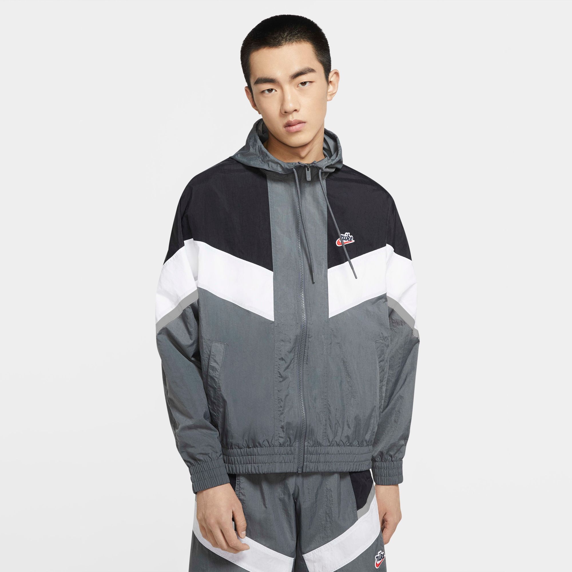 Nike Sportswear Windrunner+ Hooded Jacket - Iron Grey