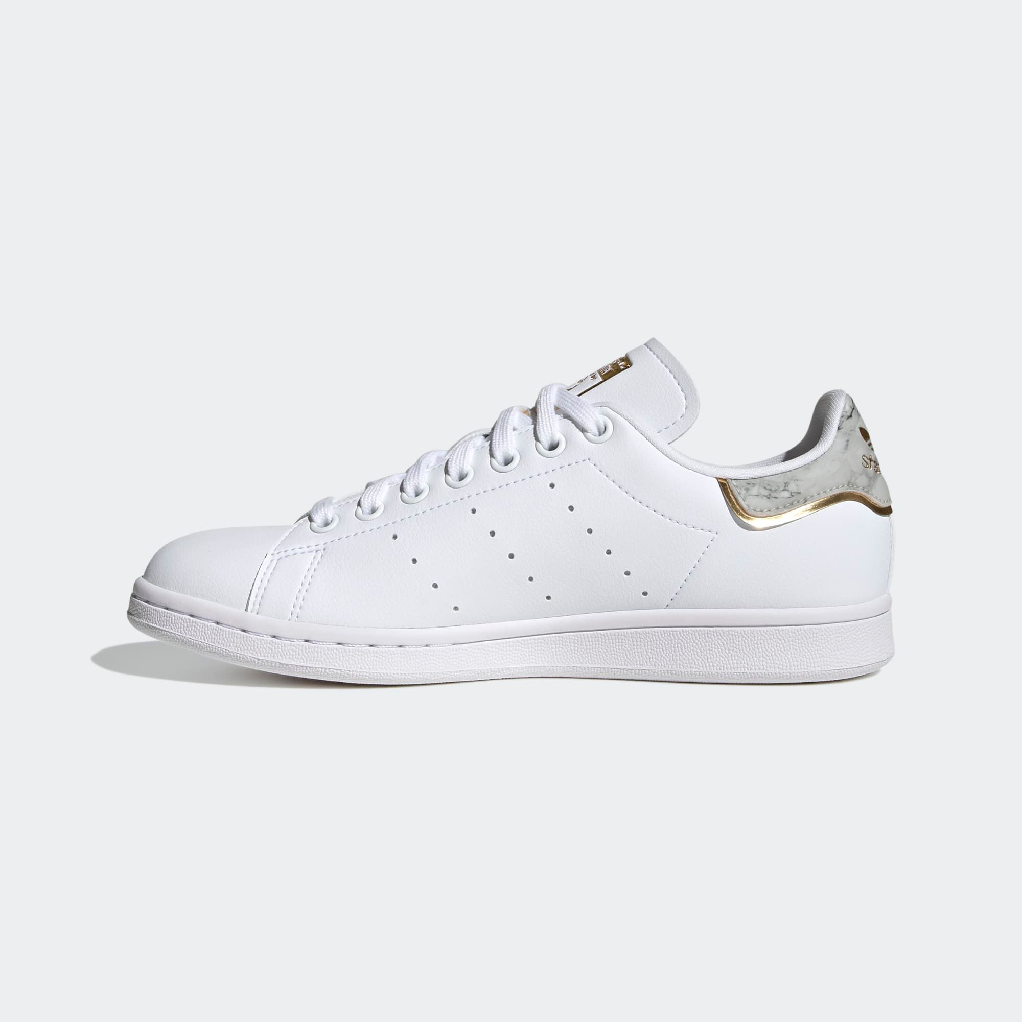  adidas Stan Smith - Cloud White/Gold Metallic 