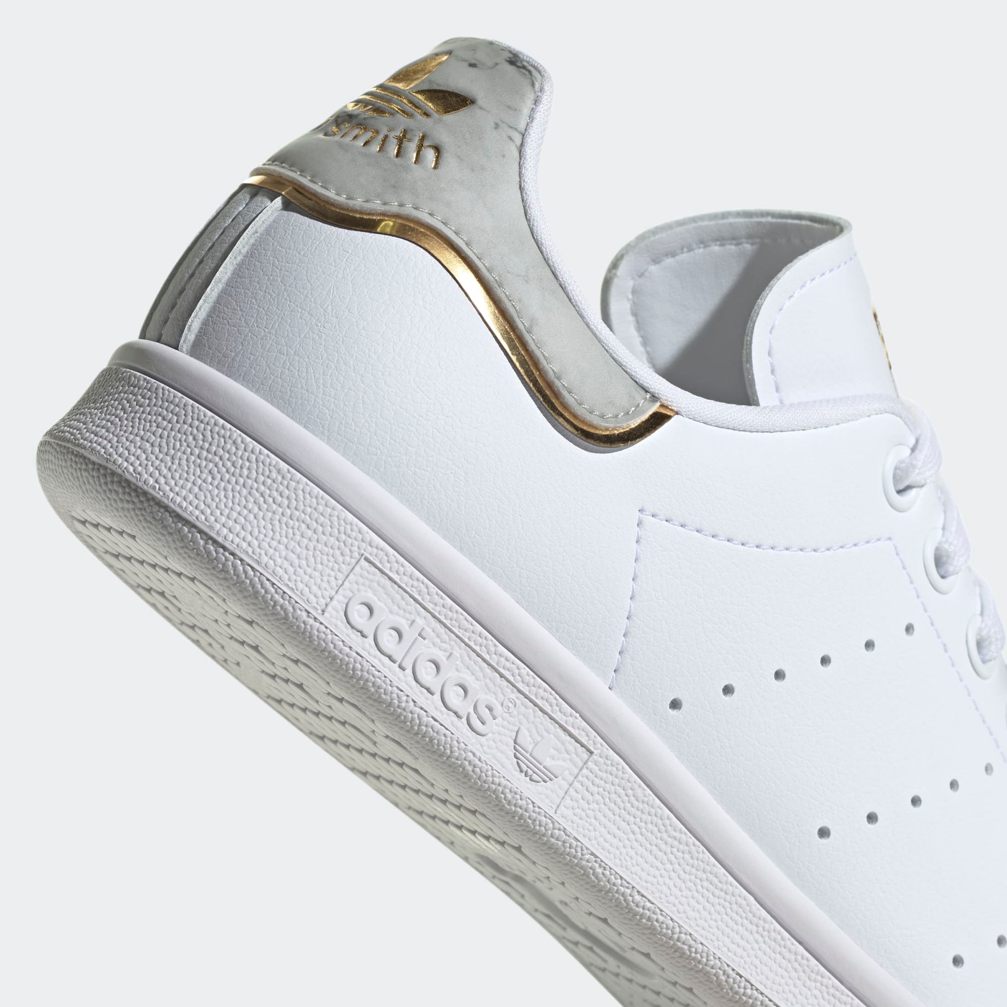  adidas Stan Smith - Cloud White/Gold Metallic 