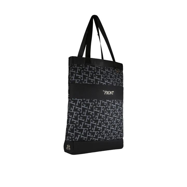  FRONT The Knight F Abundant Tote Bag D123 - BLACK - M 