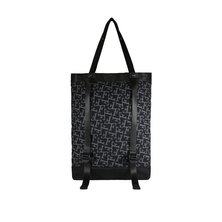  FRONT The Knight F Abundant Tote Bag D123 - BLACK - M 