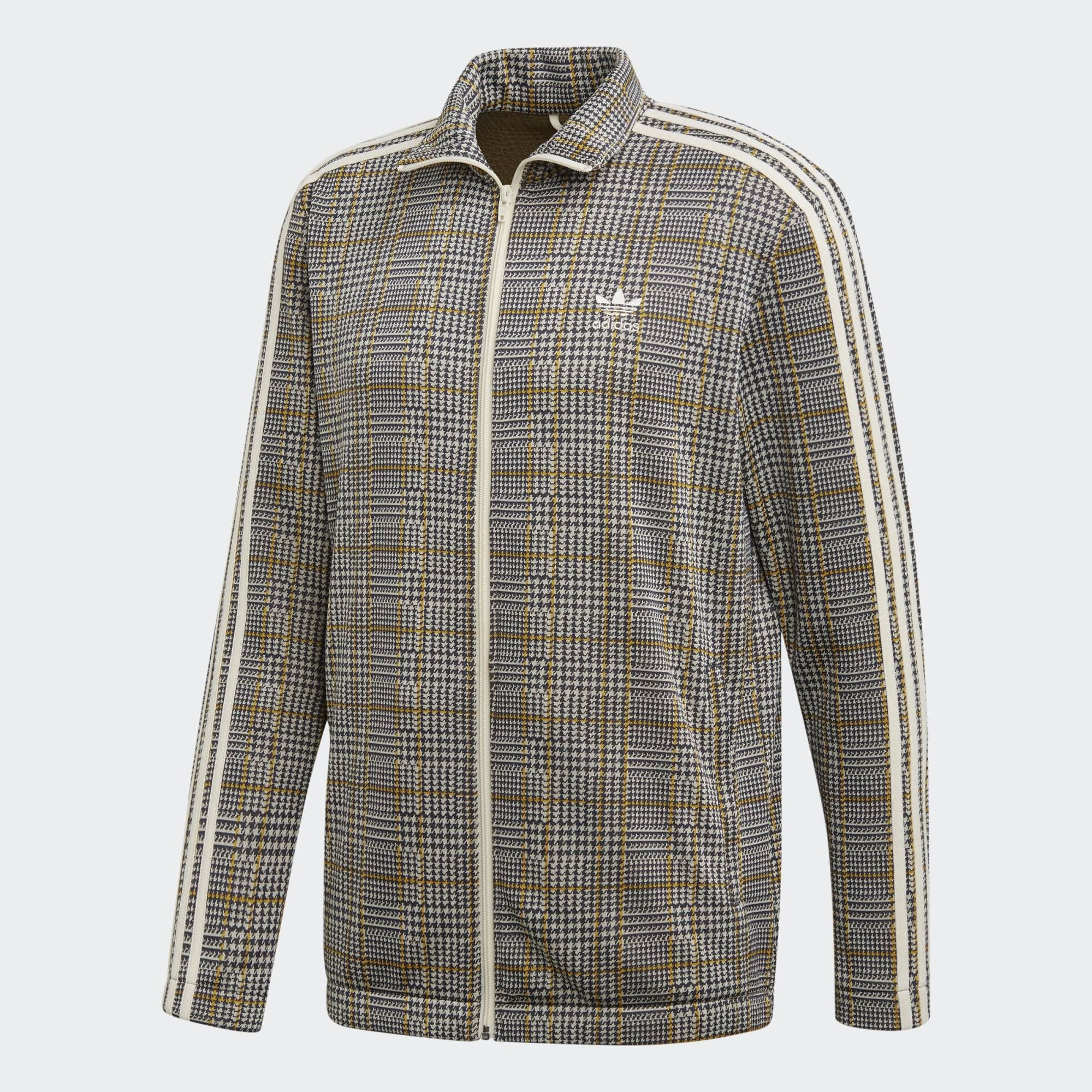 adidas Tartan Track Jacket - Khaki