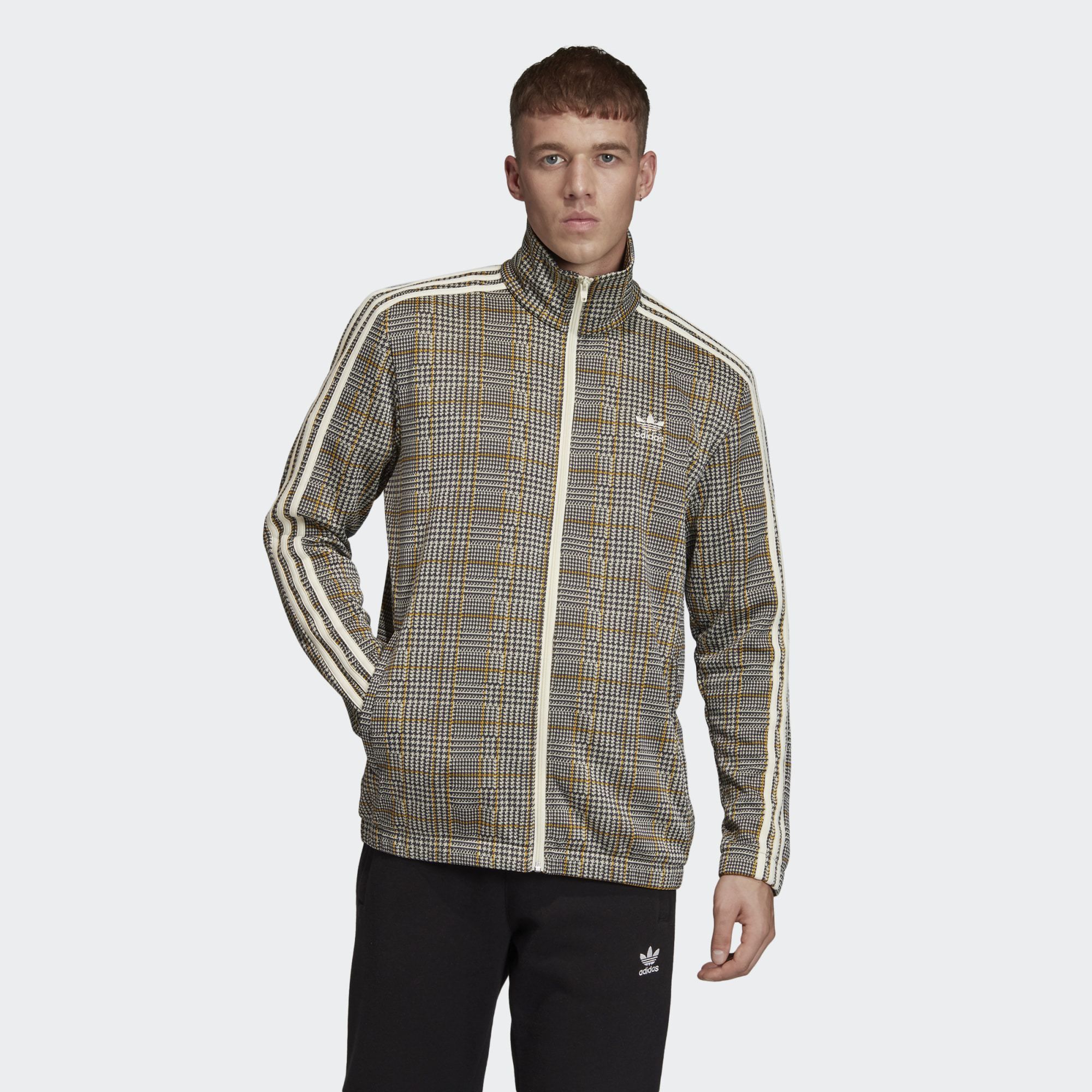 adidas Tartan Track Jacket - Khaki