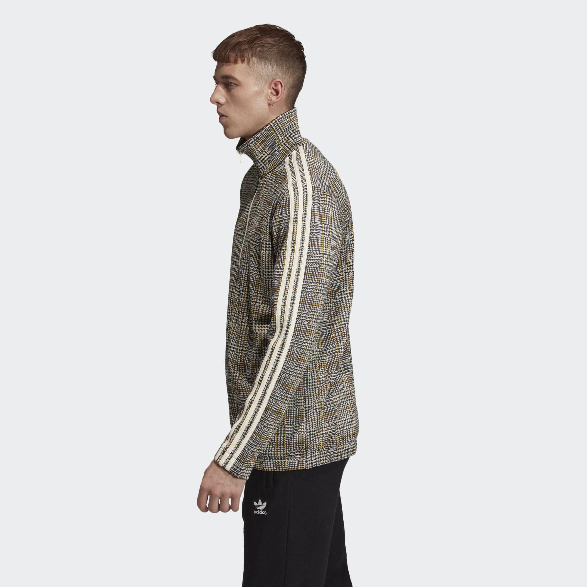 adidas Tartan Track Jacket - Khaki