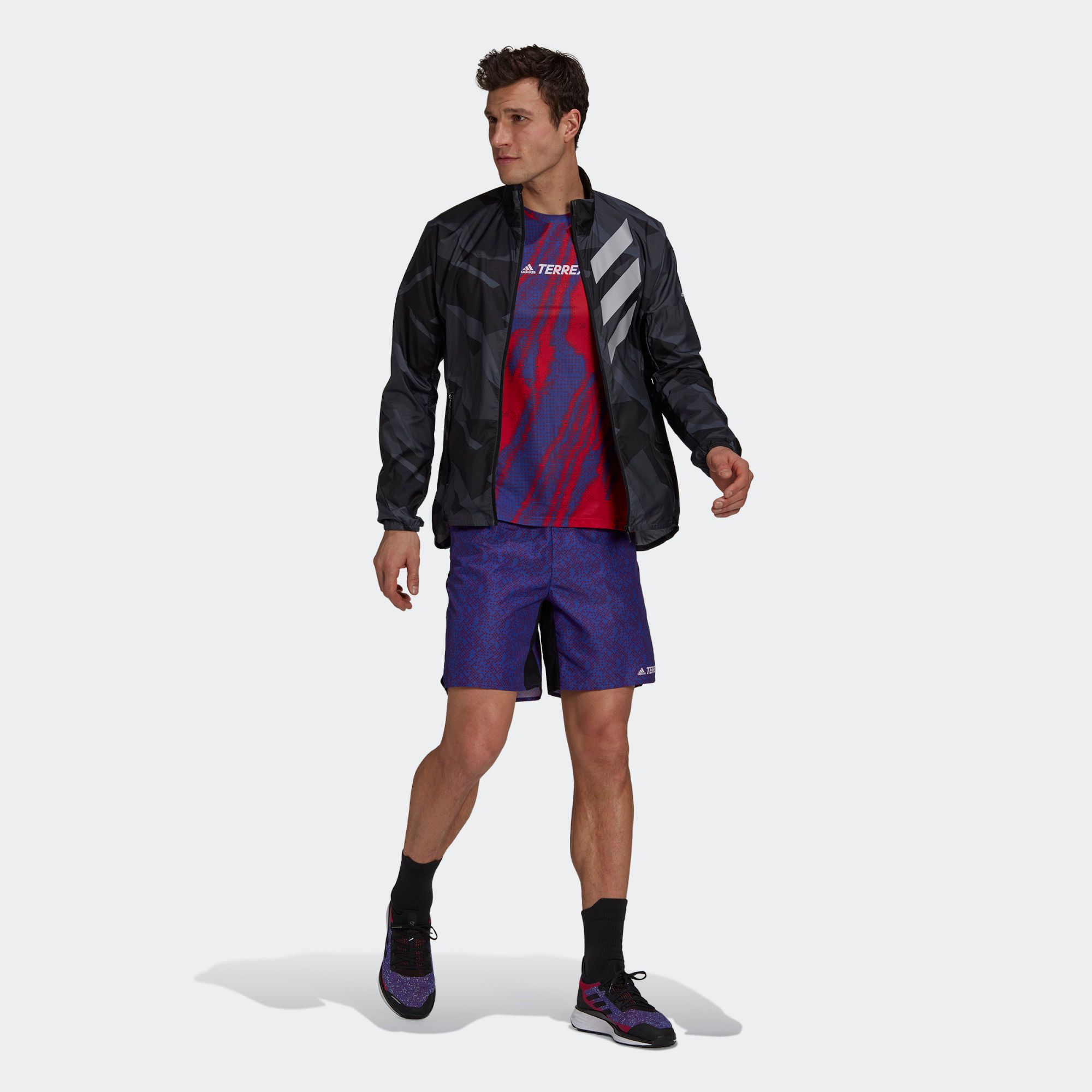 adidas Terrex Parley Agravic WIND.RDY Windbreaker - Grey Six