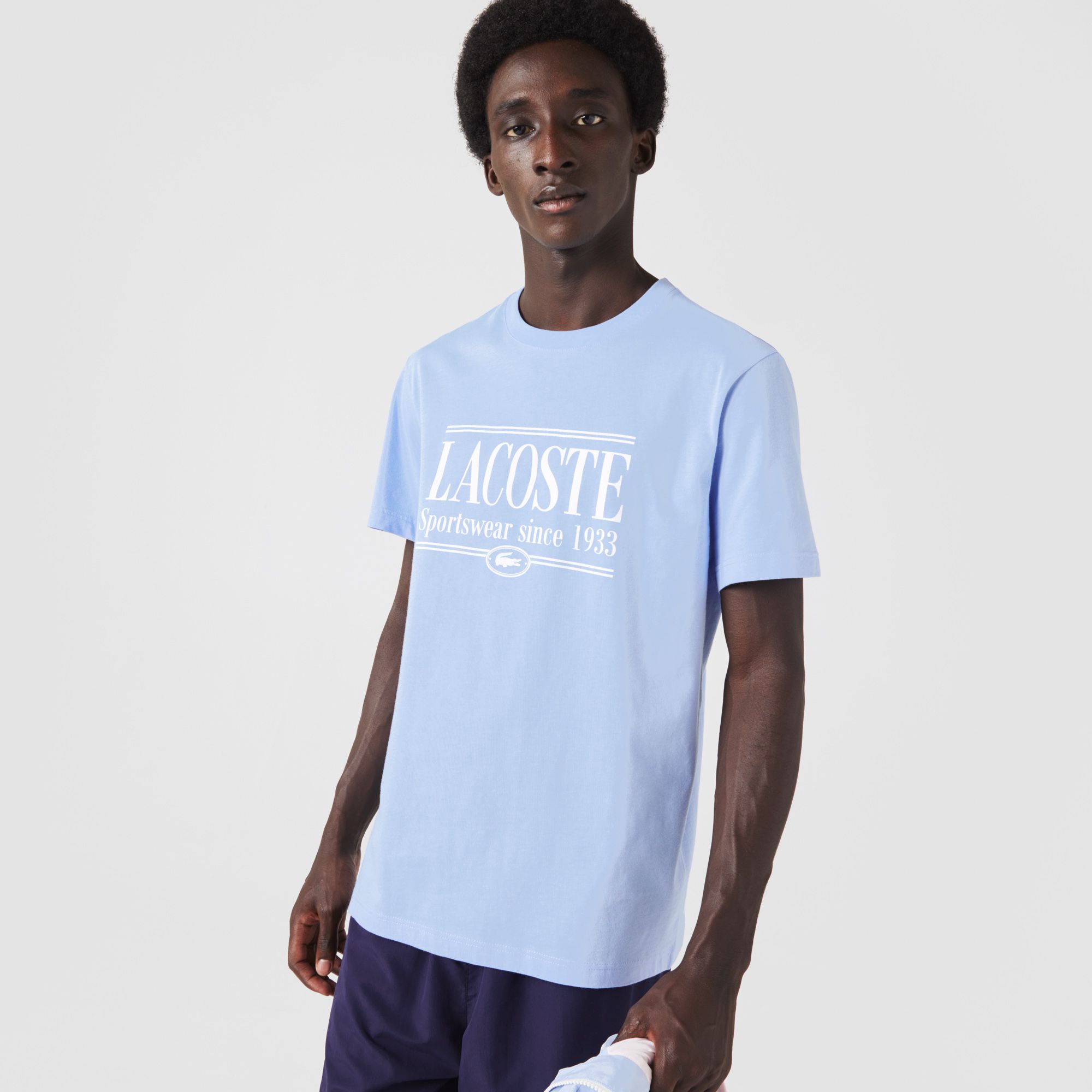  Lacoste Regular Fit Jersey T-shirt - Blue 