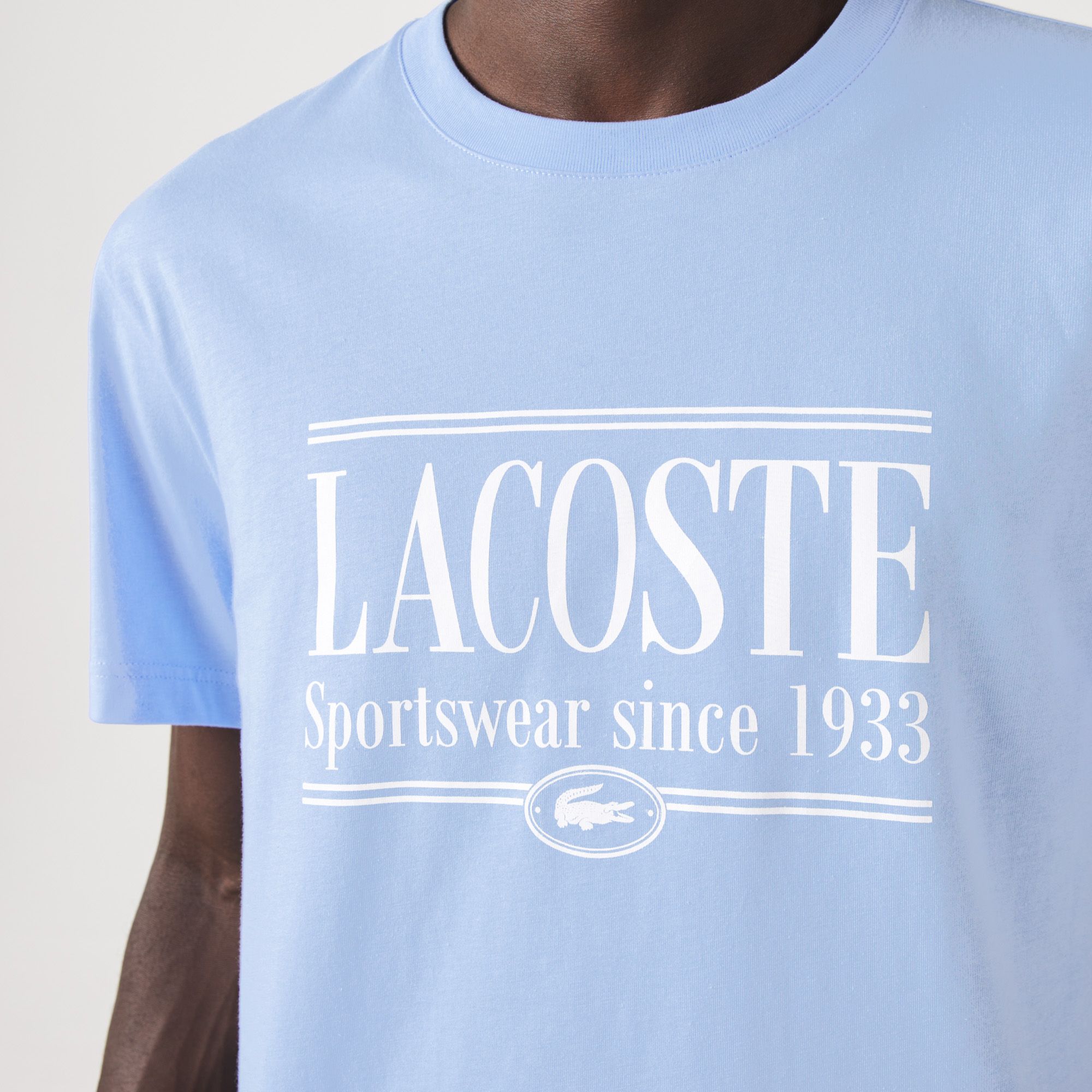  Lacoste Regular Fit Jersey T-shirt - Blue 