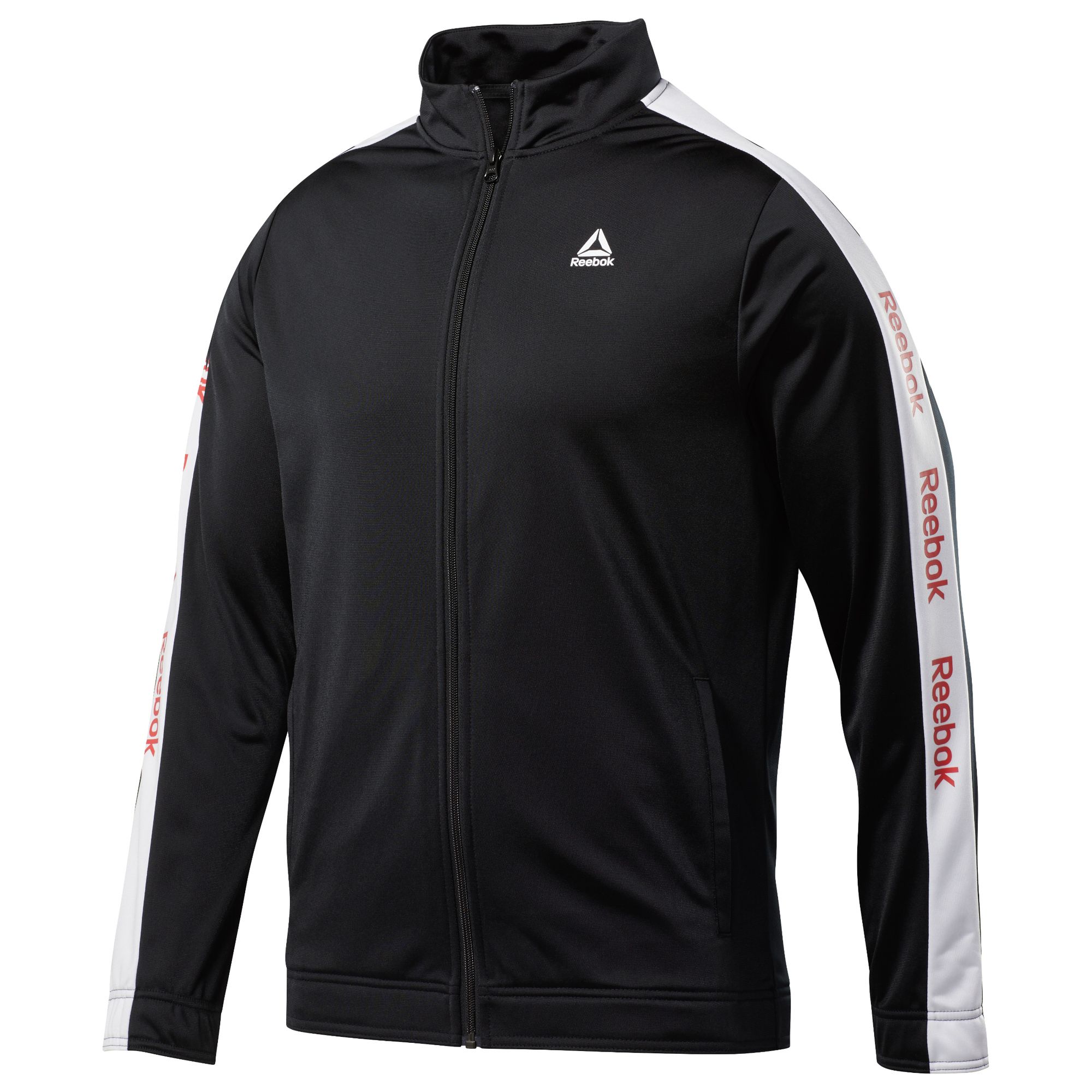  Reebok Essentials Linear Logo Track Jacket - Black 