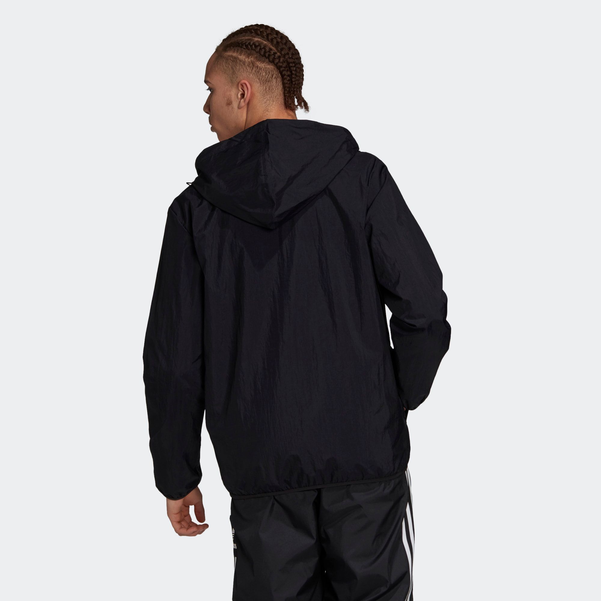 adidas Trefoil Essentials Windbreaker - Black