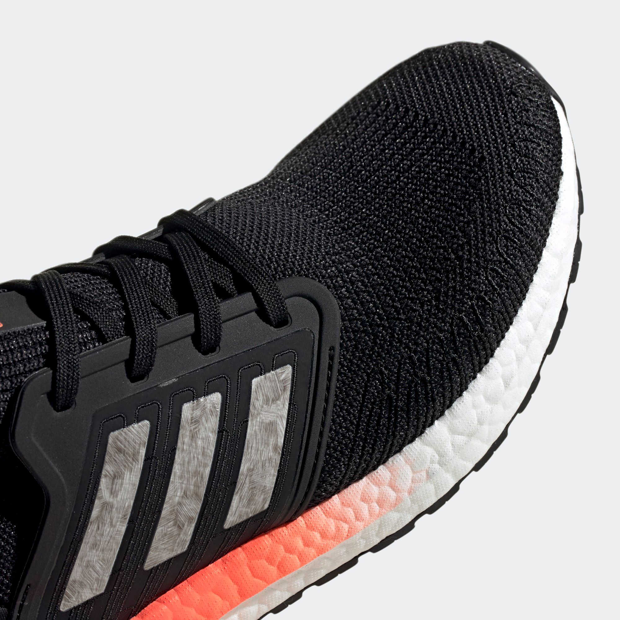 adidas UltraBOOST 20 - Black/Signal Coral